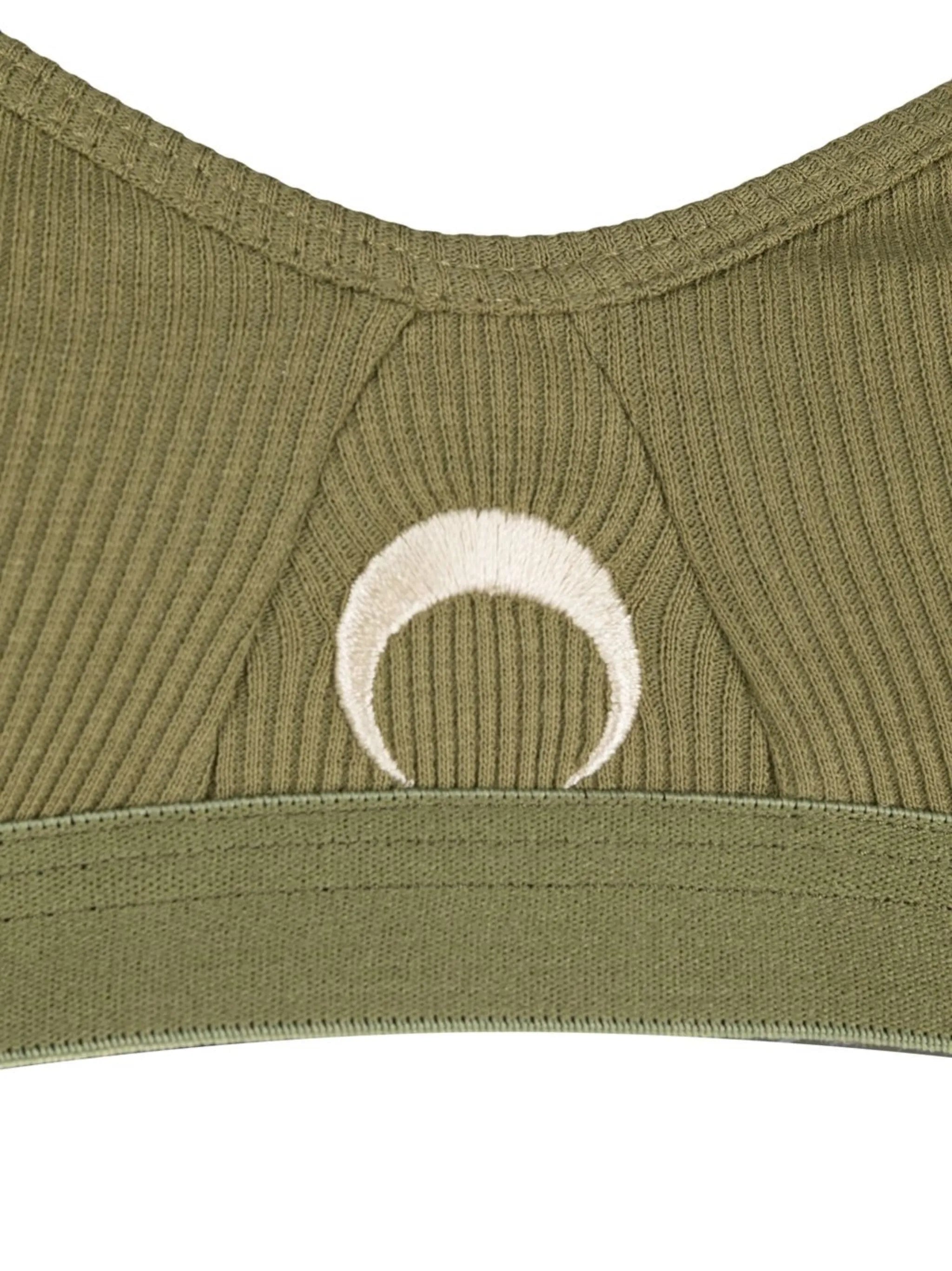 organic-cotton ribbed bra