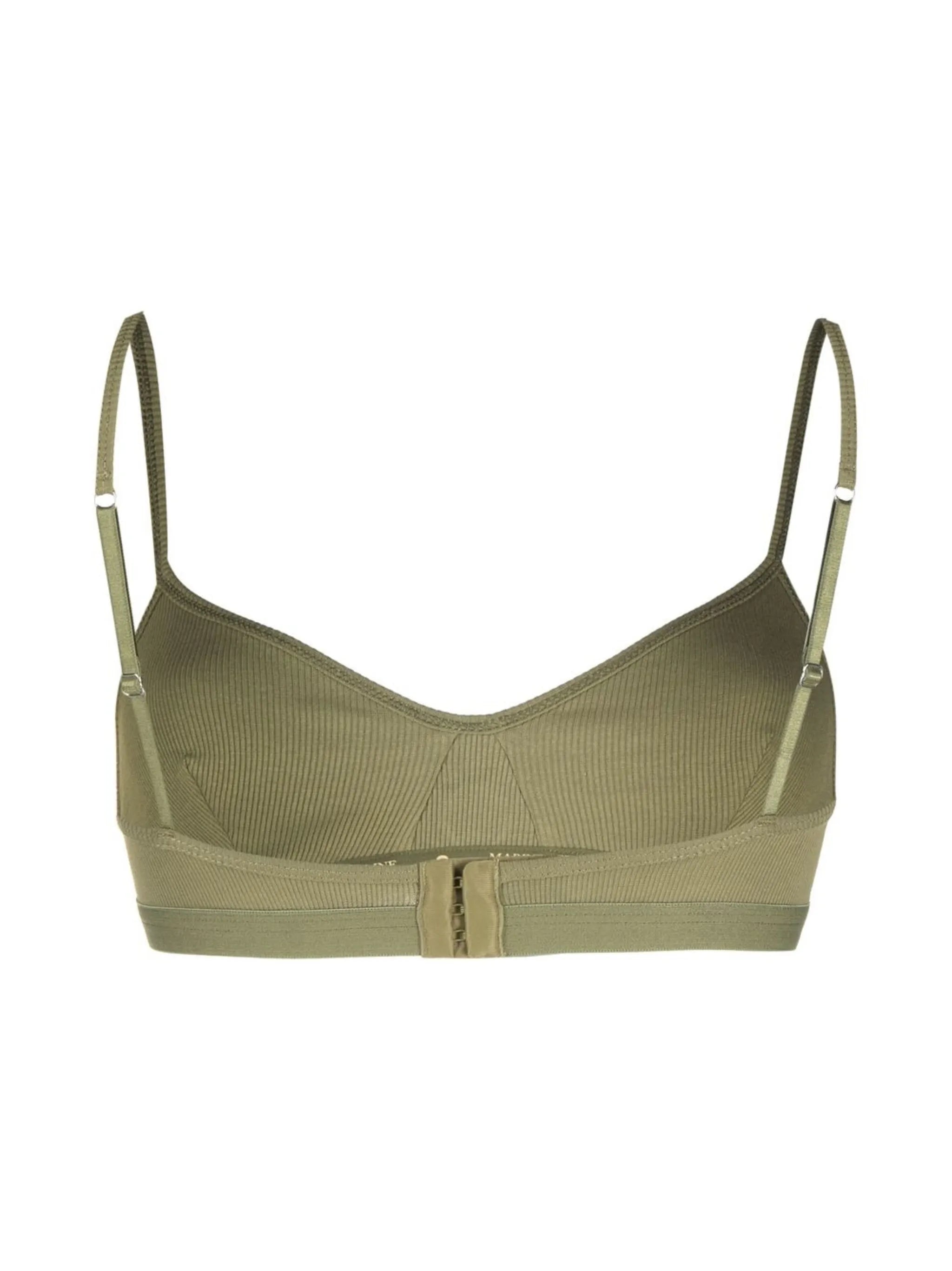 organic-cotton ribbed bra