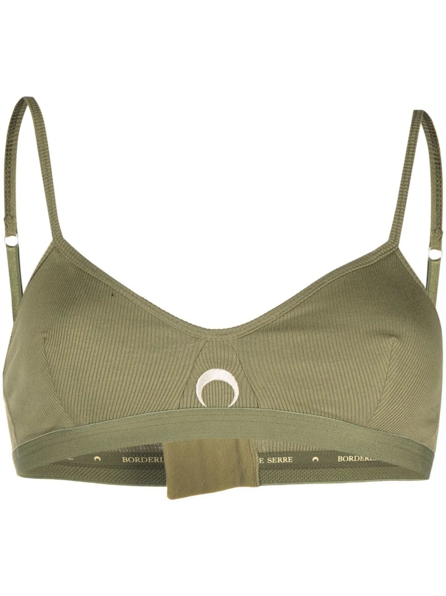 organic-cotton ribbed bra