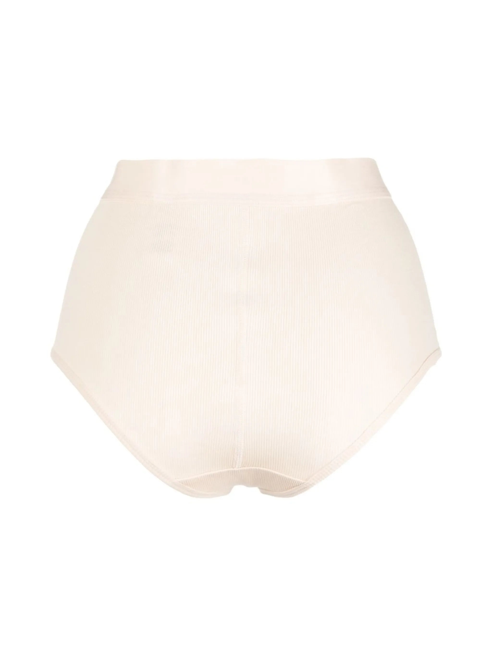 ribbed organic cotton briefs