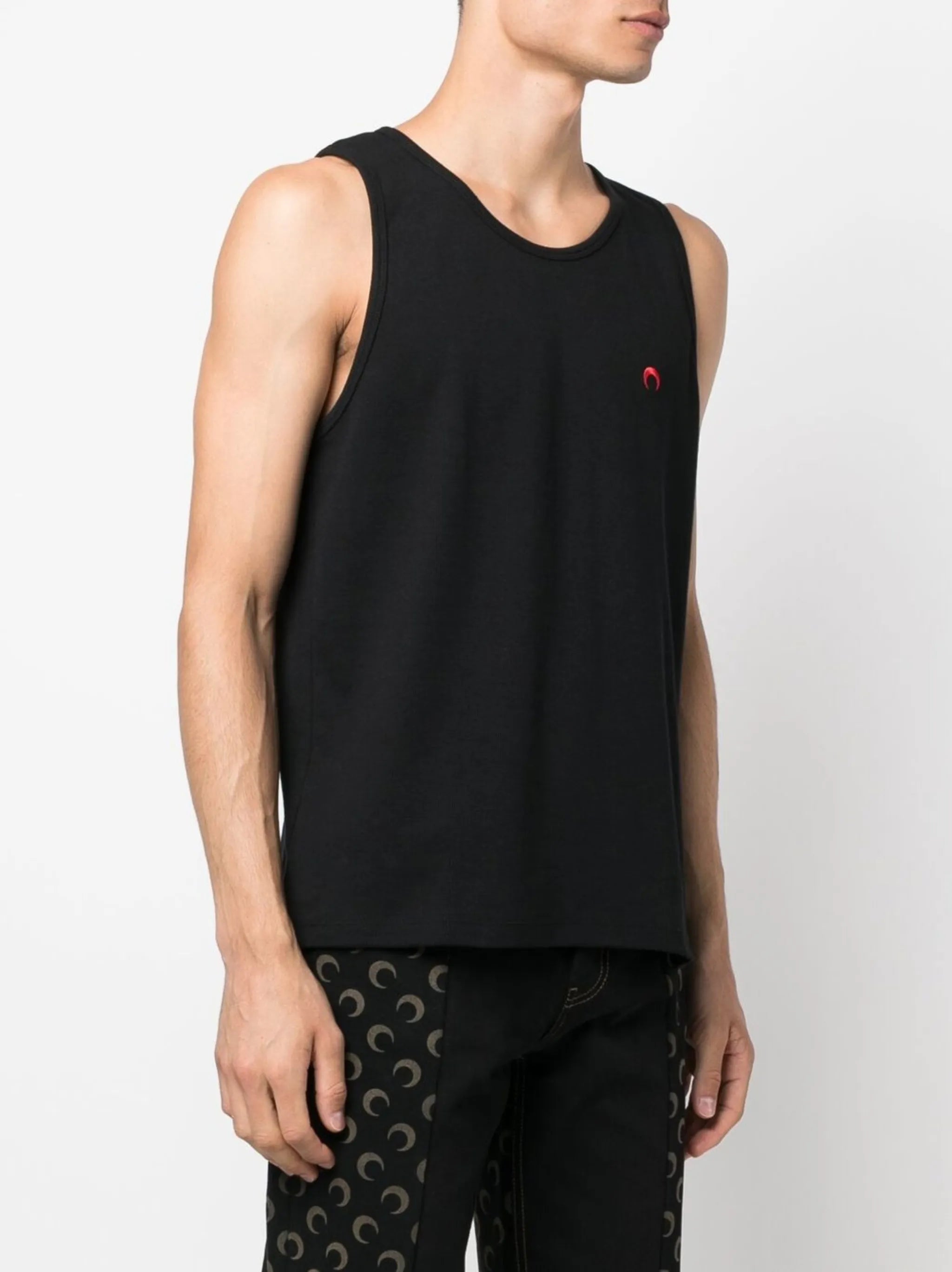Crescent Moon organic cotton tank top