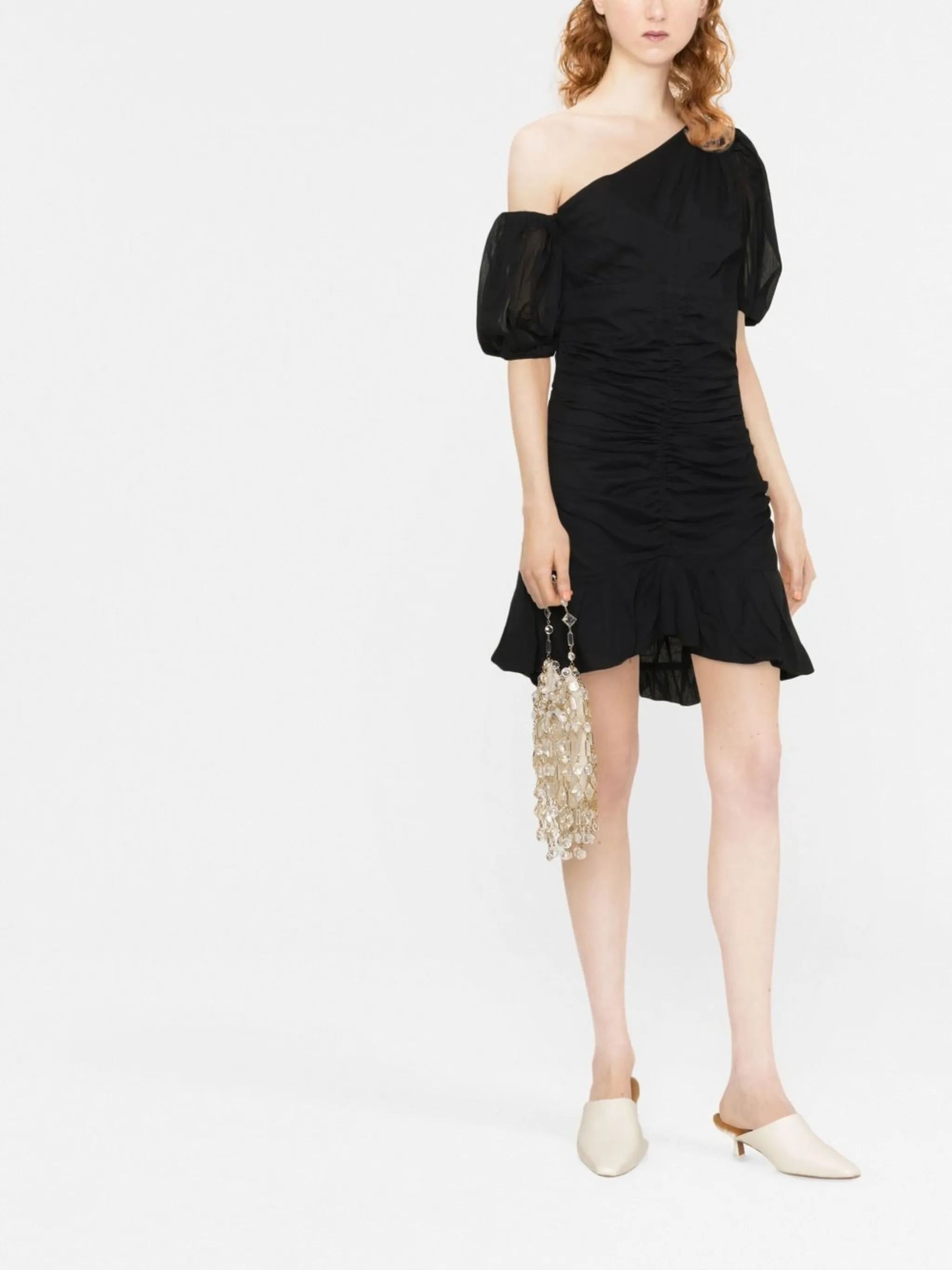 Lecia asymmetric mini dress
