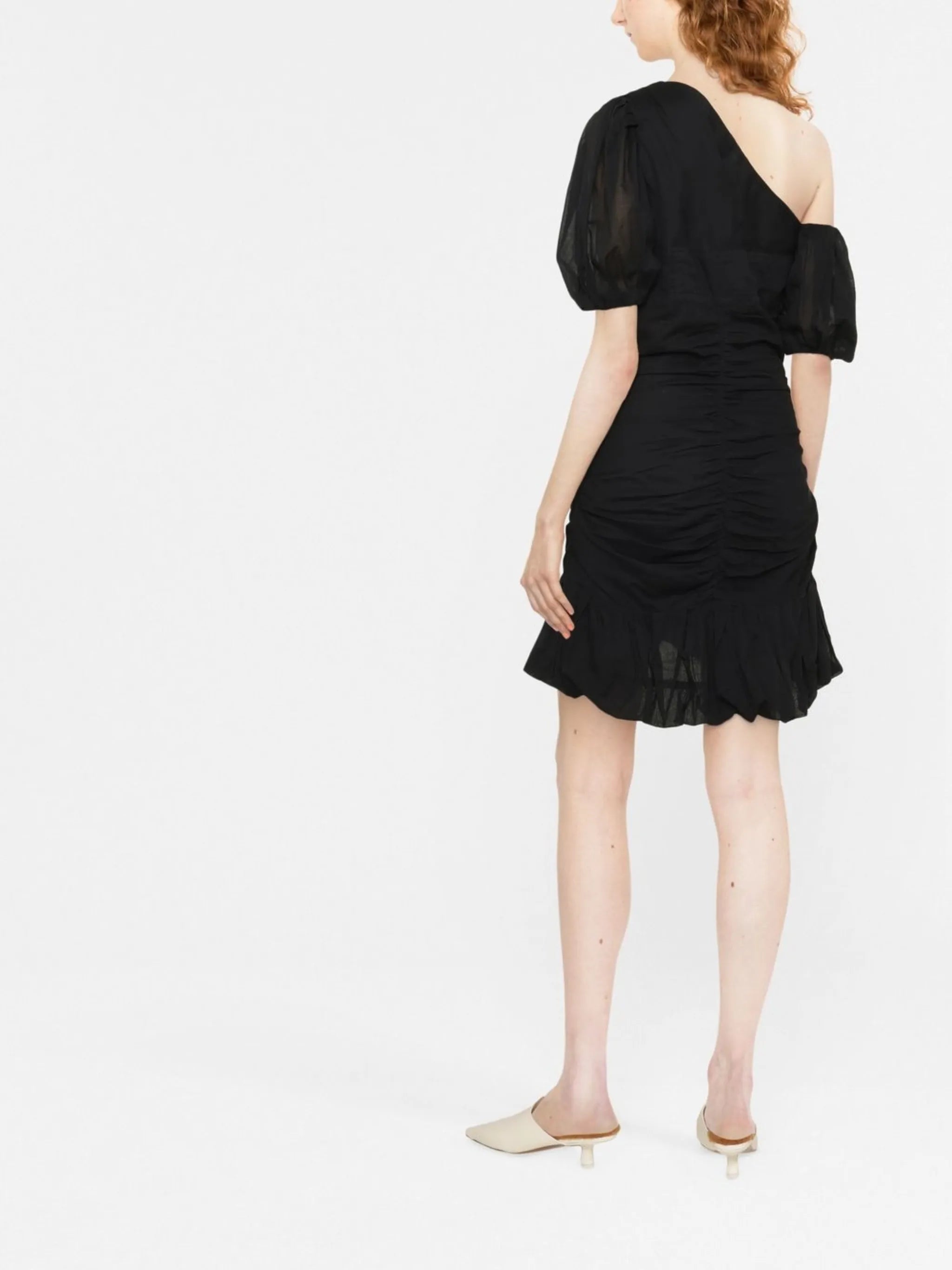 Lecia asymmetric mini dress