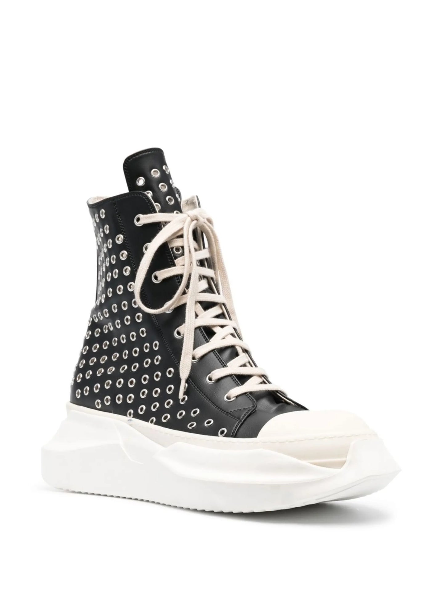 Abstract high-top sneakers