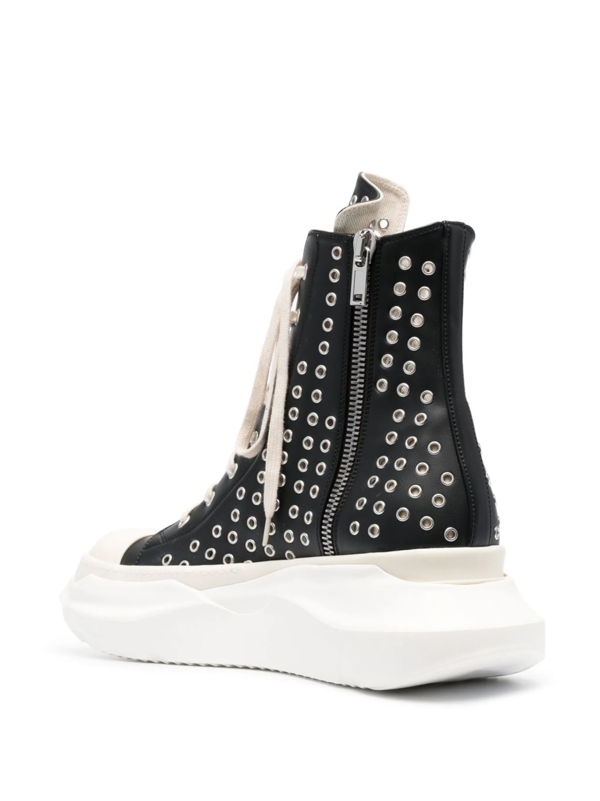 Abstract high-top sneakers