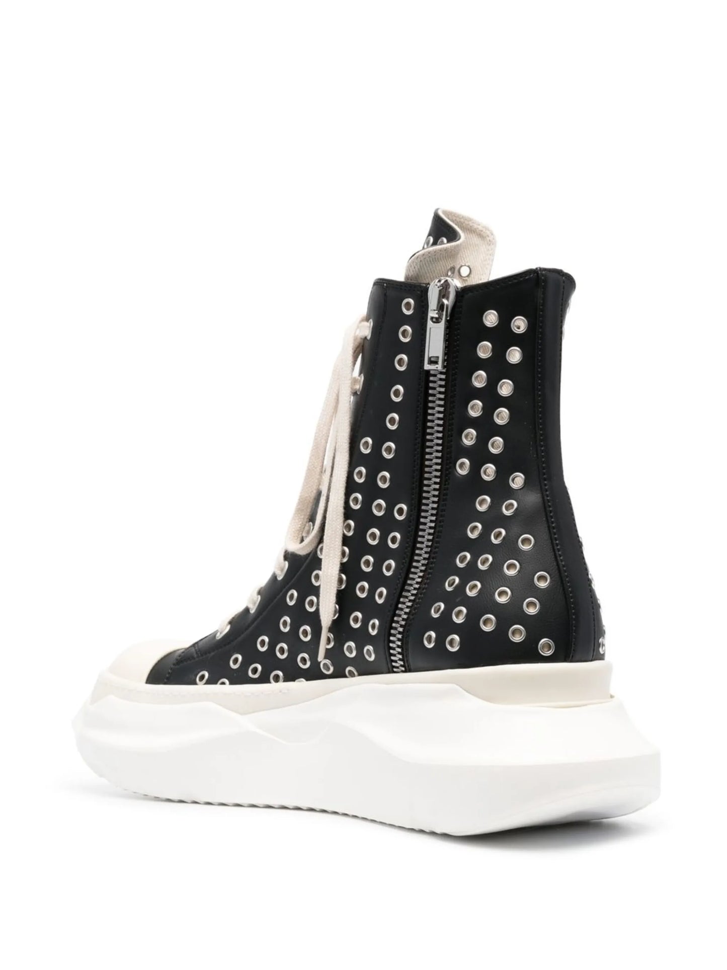 Abstract high-top sneakers