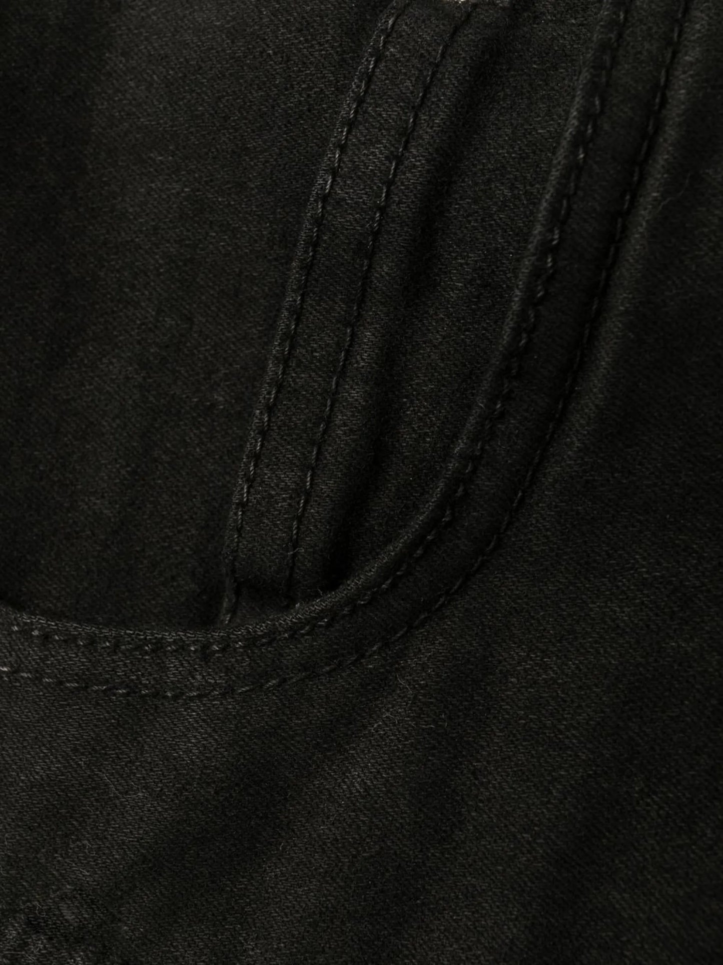 Dirt asymmetric denim shorts