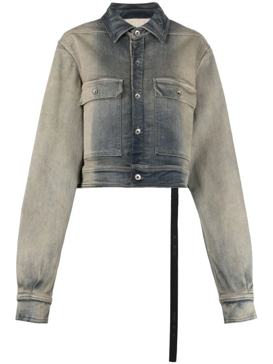 cropped denim jacket