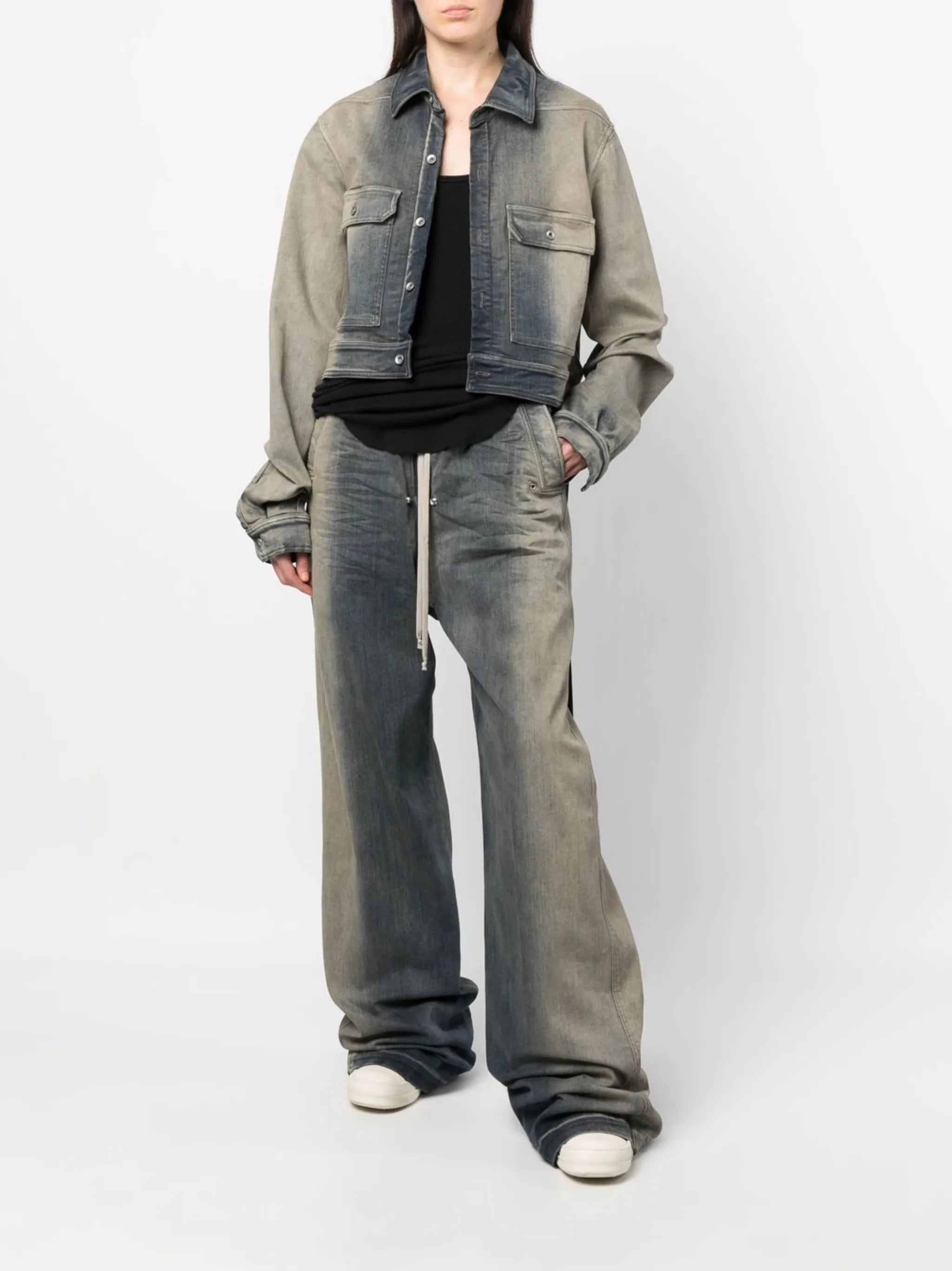 cropped denim jacket