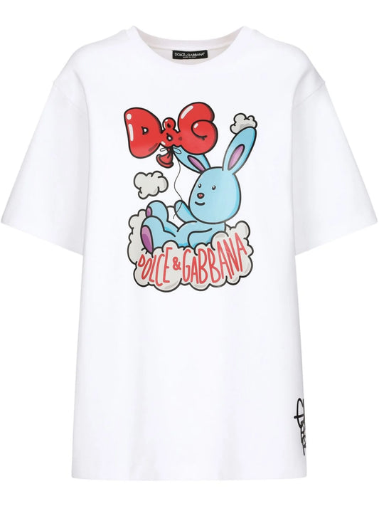 graphic-print short-sleeved T-shirt