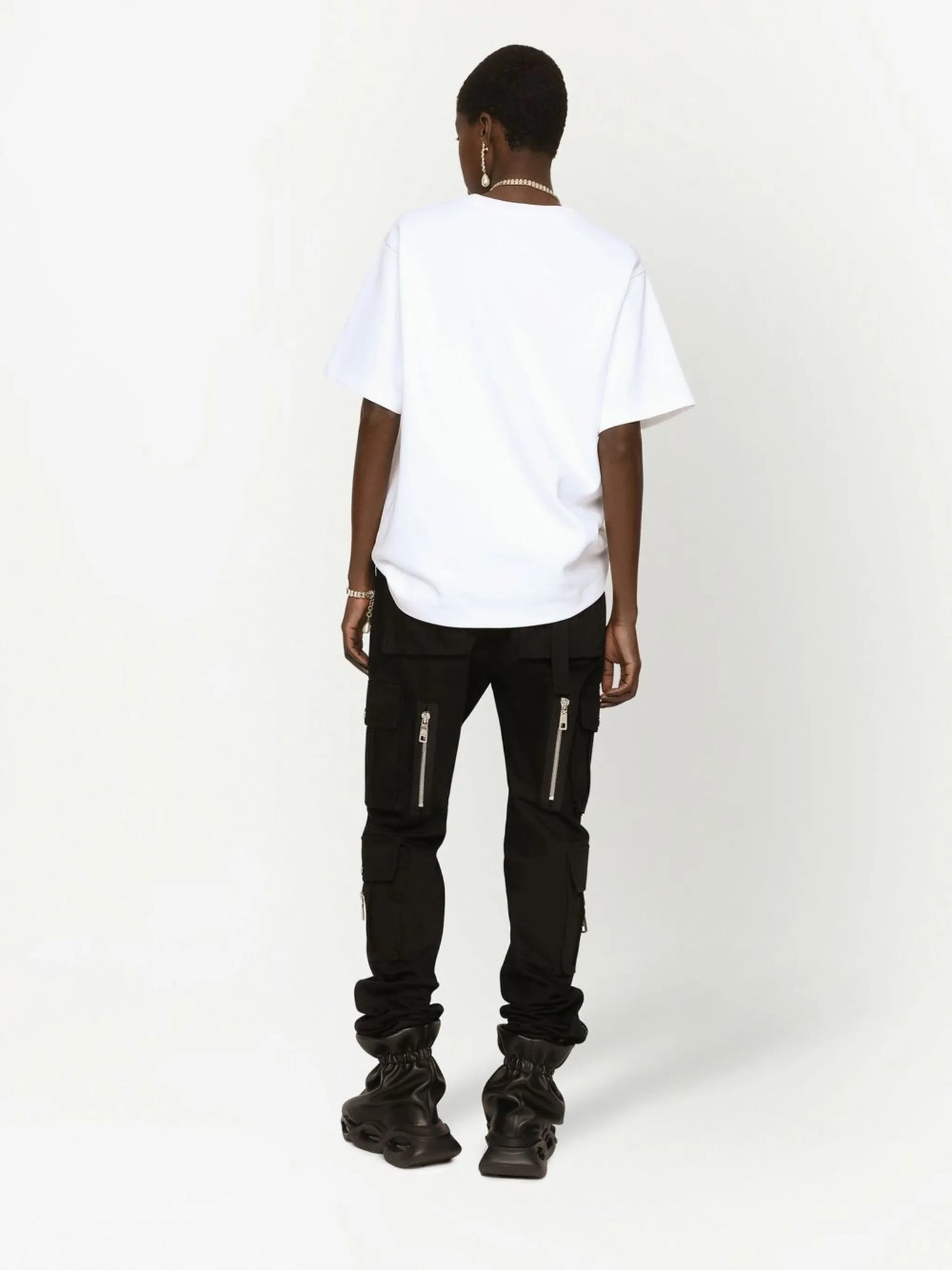 graphic-print short-sleeved T-shirt