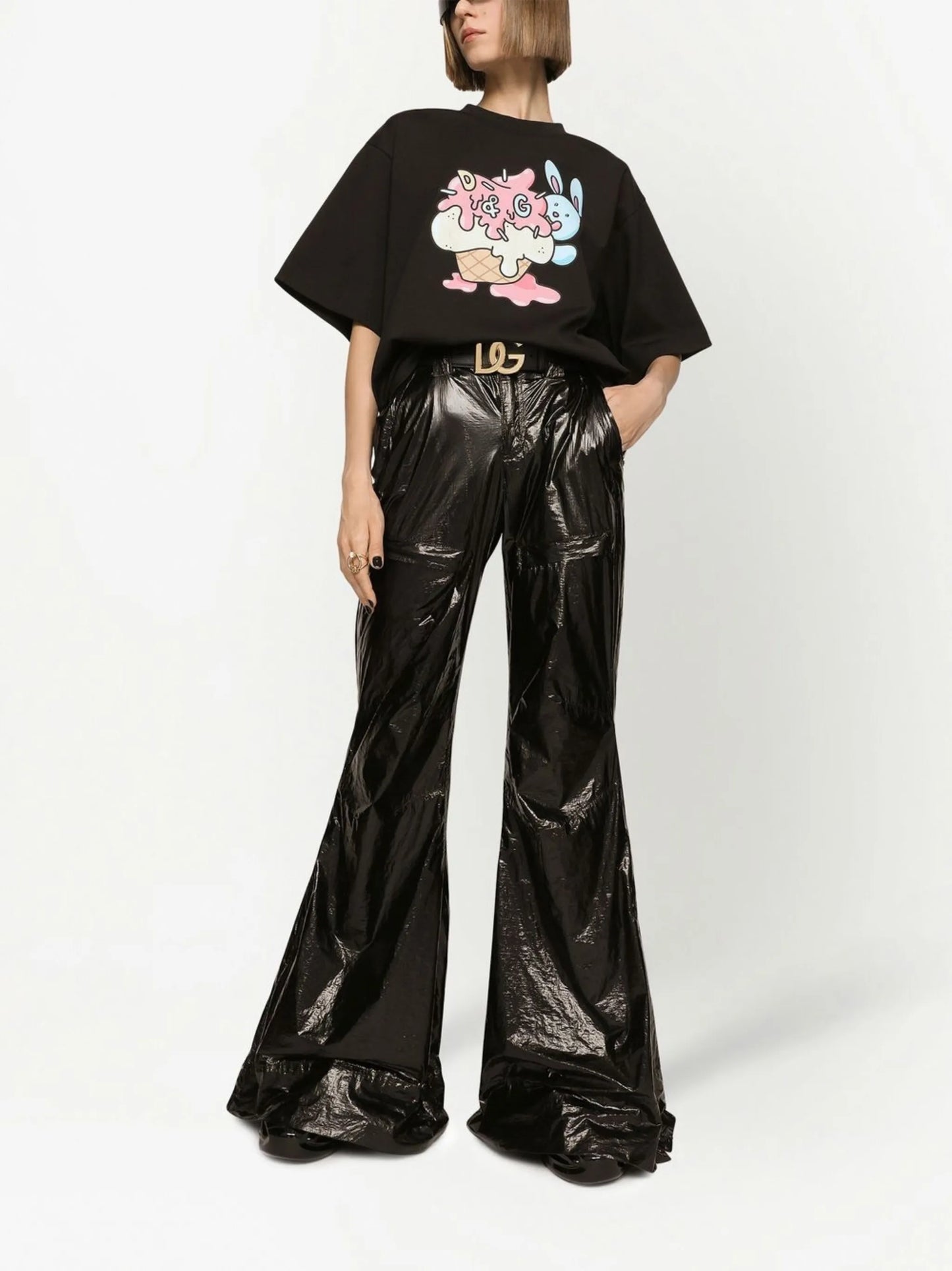 graphic-print short-sleeved T-shirt