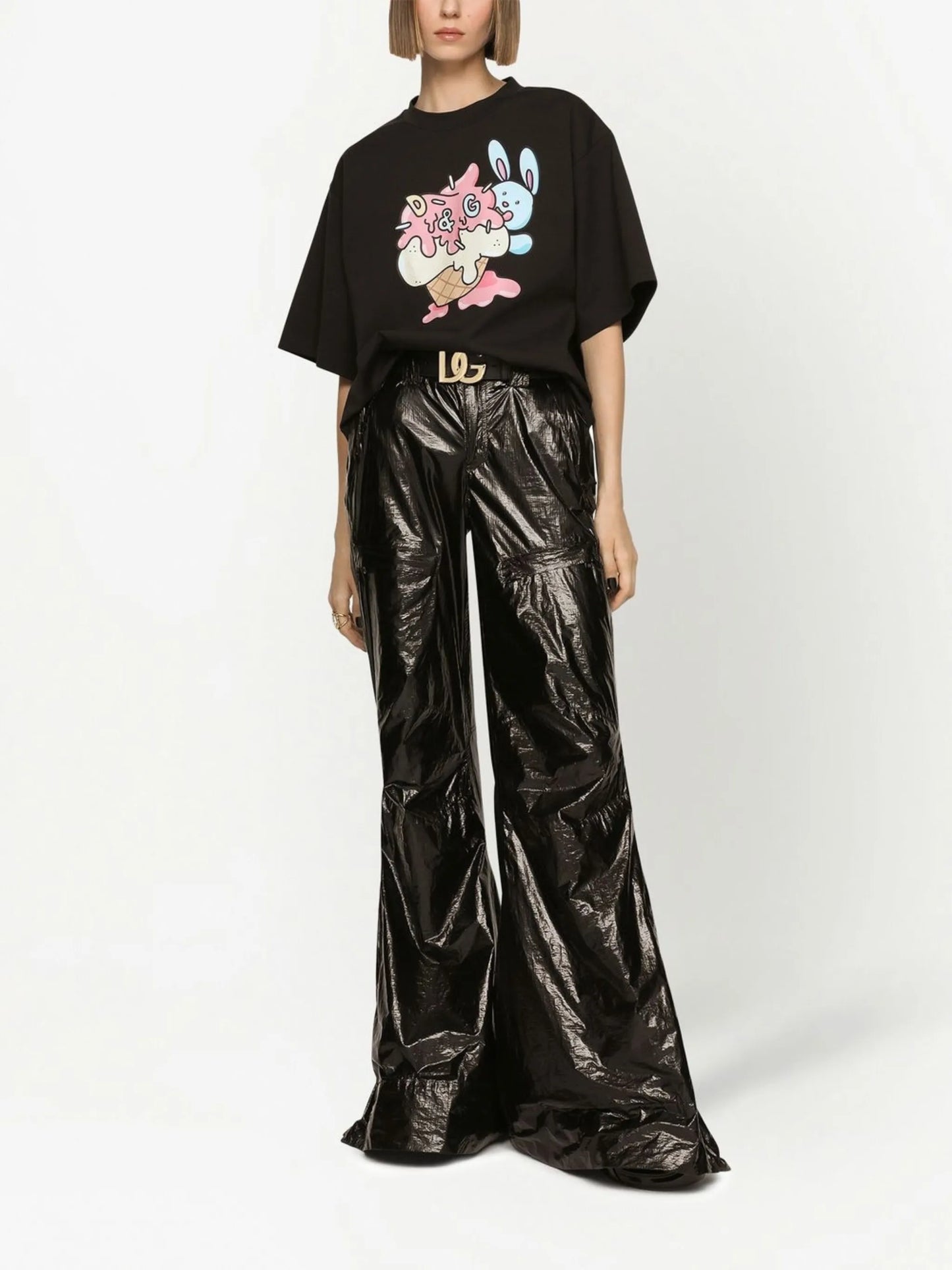 graphic-print short-sleeved T-shirt