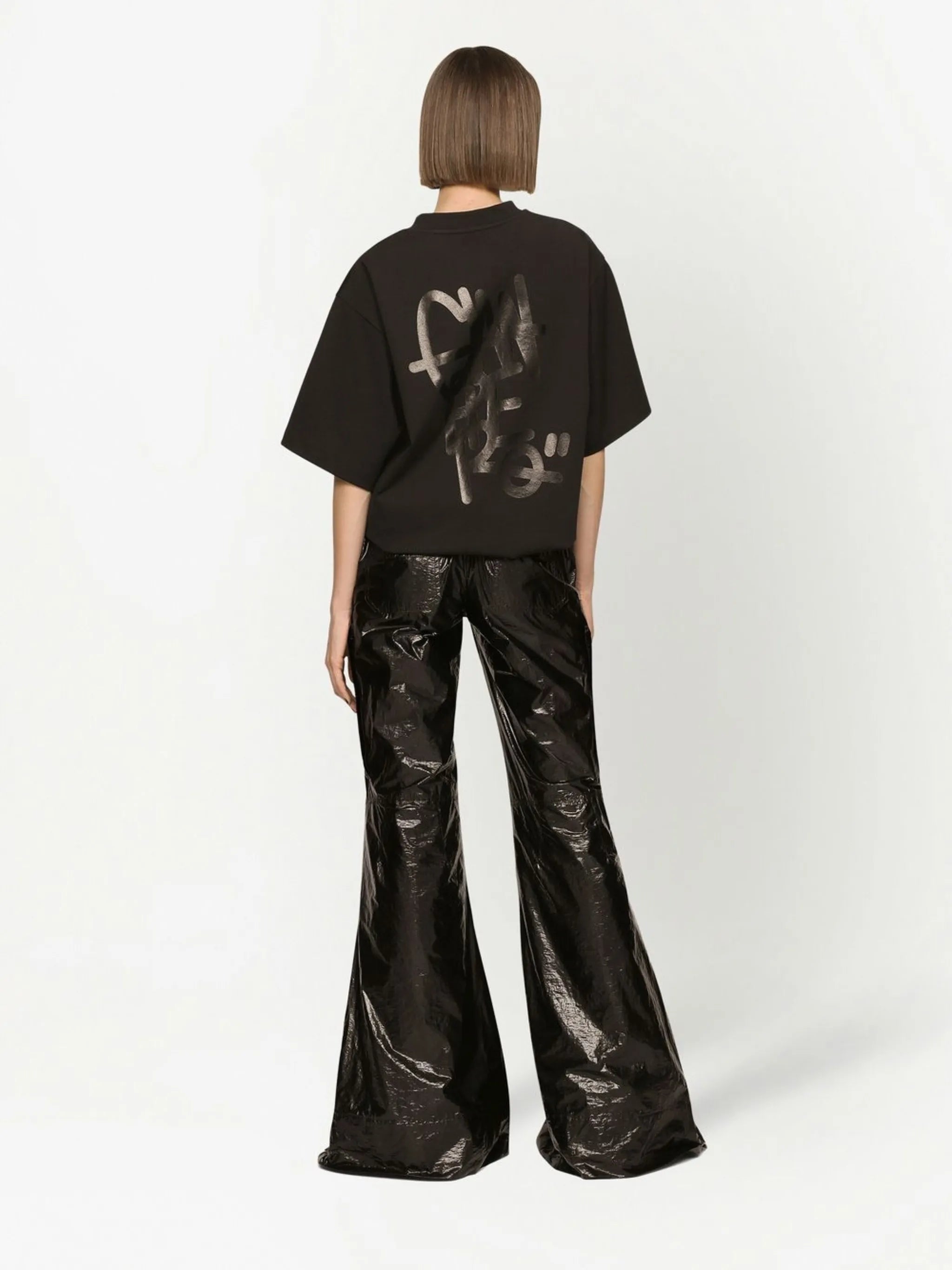 graphic-print short-sleeved T-shirt
