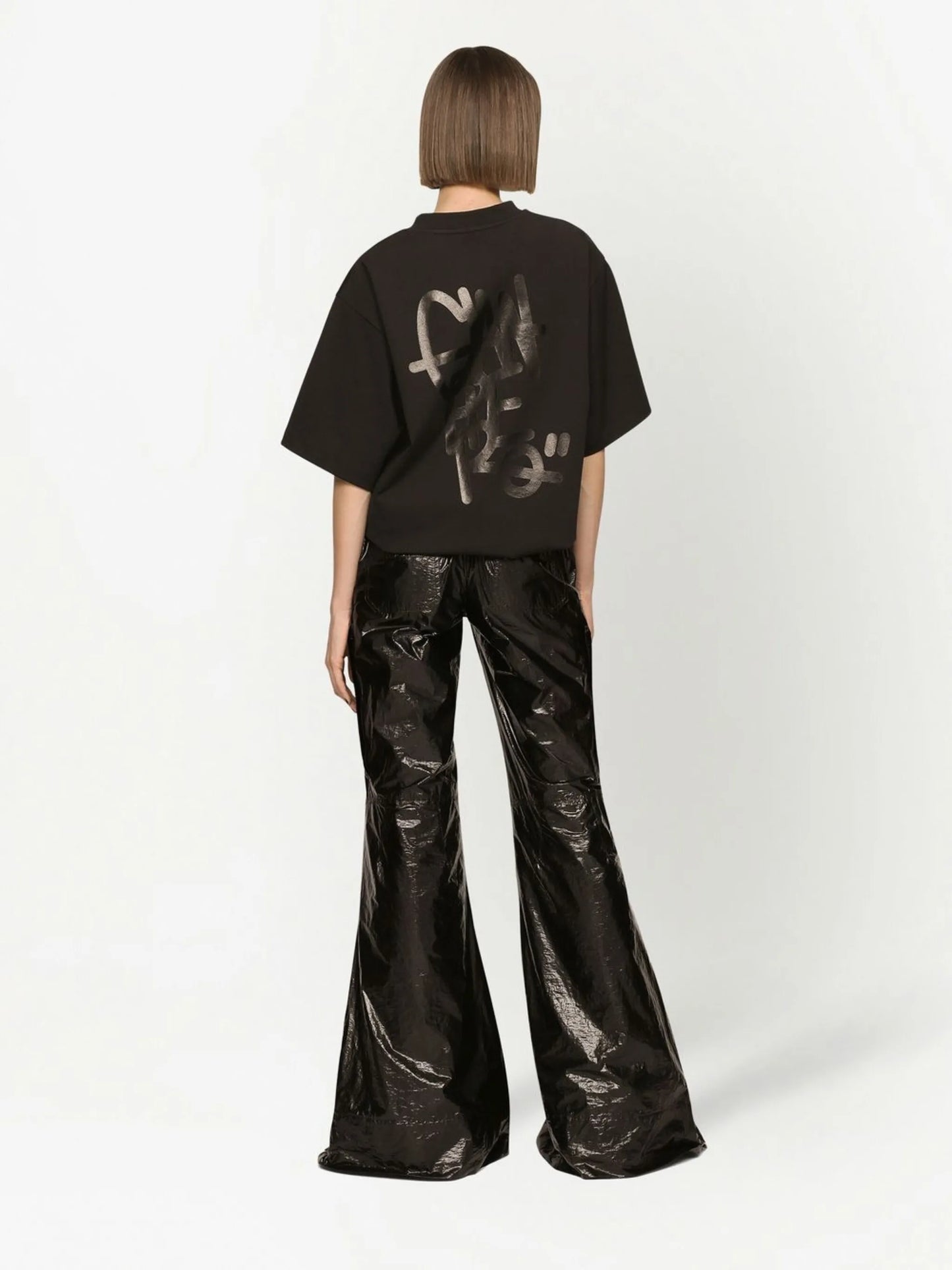 graphic-print short-sleeved T-shirt