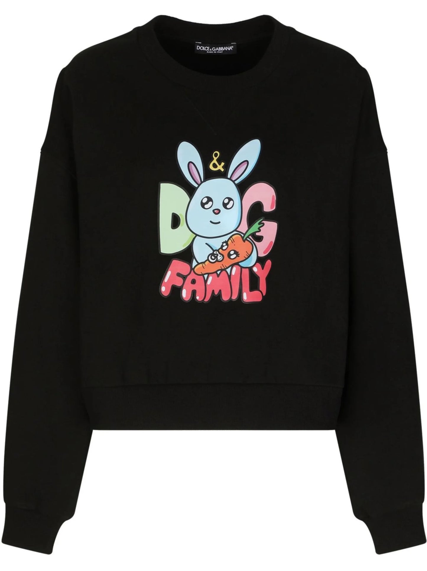 graphic-print cotton-blend sweatshirt
