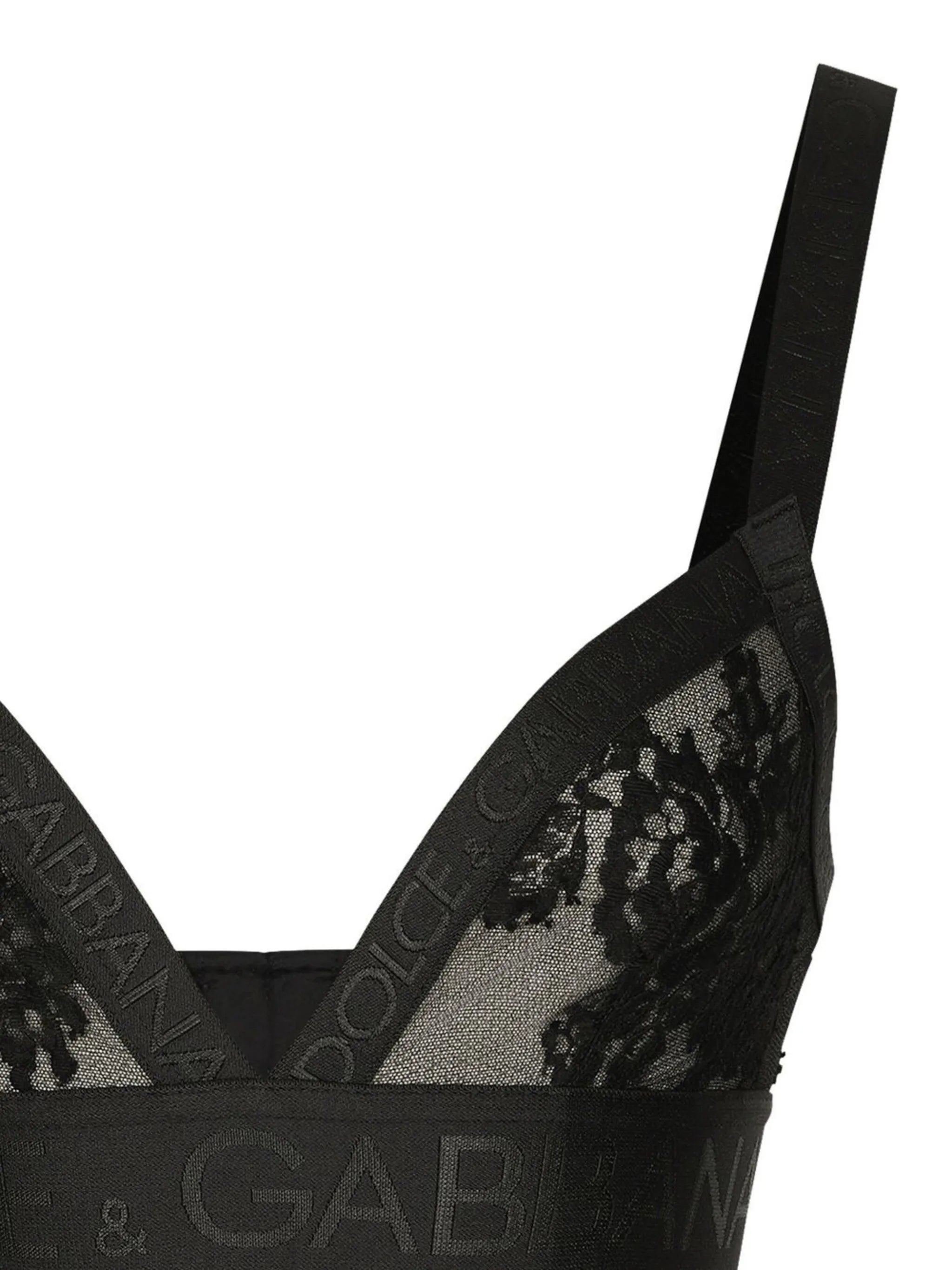 lace triangle bra