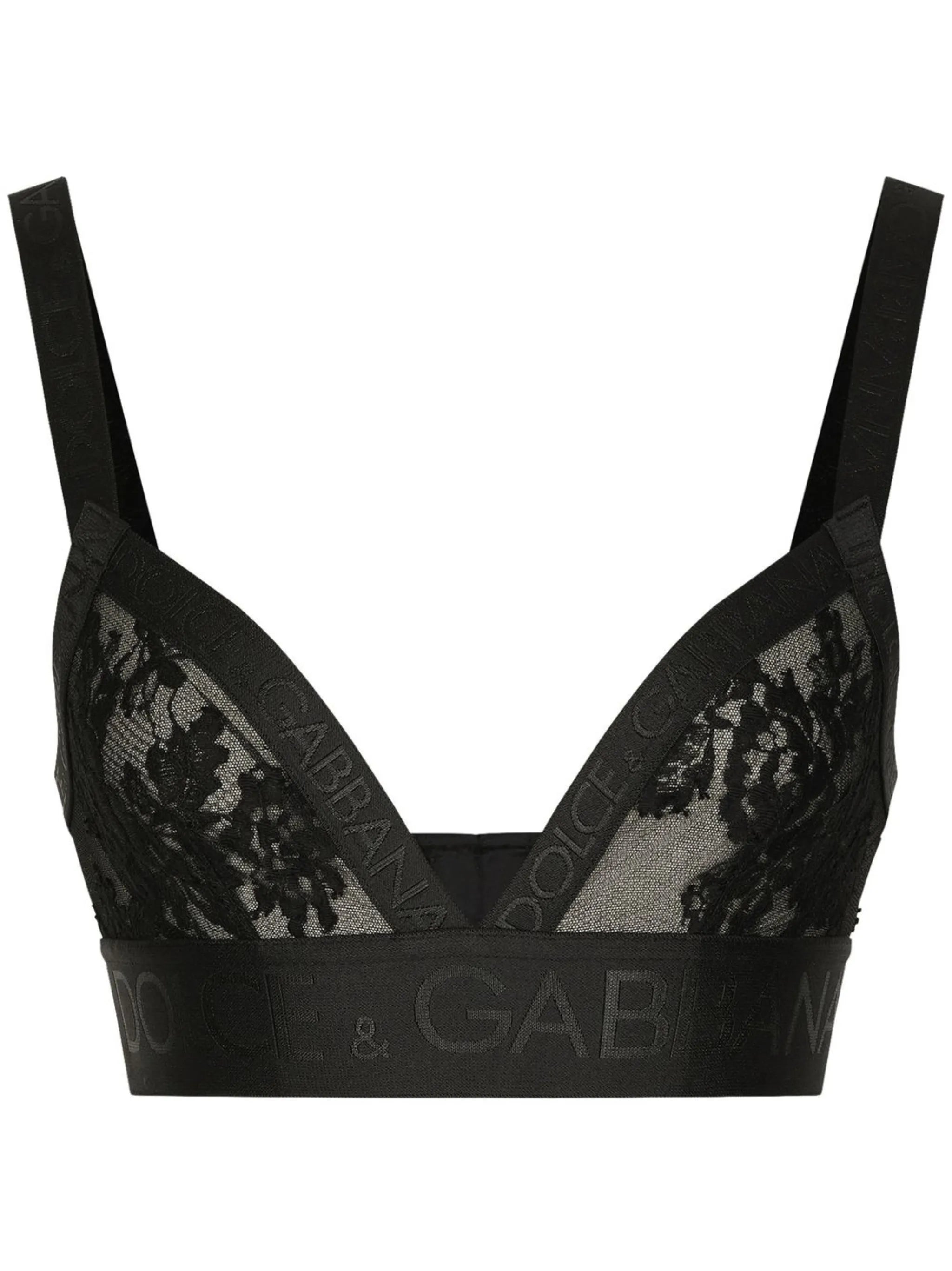 lace triangle bra