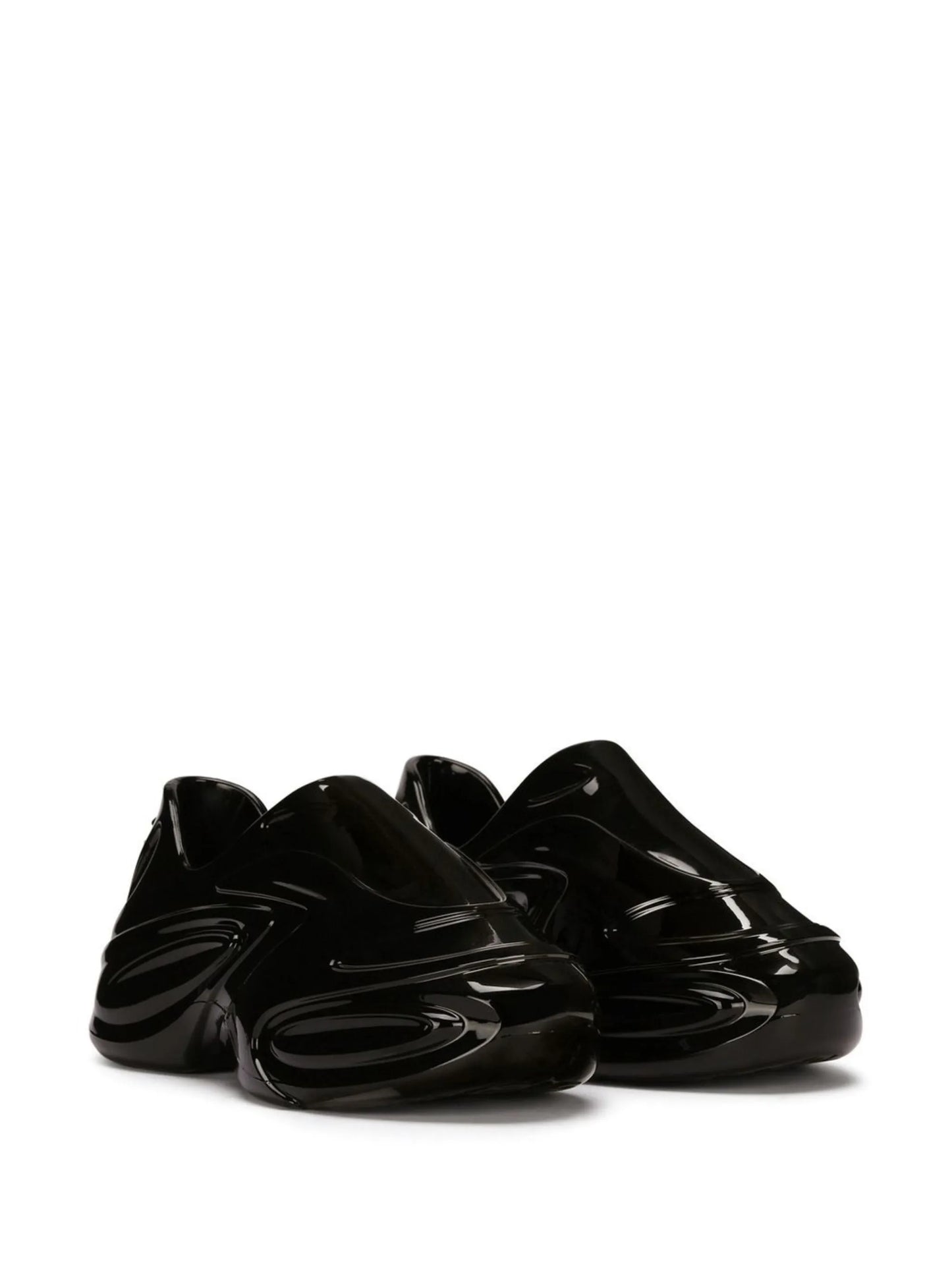 Toy lacquered sneakers