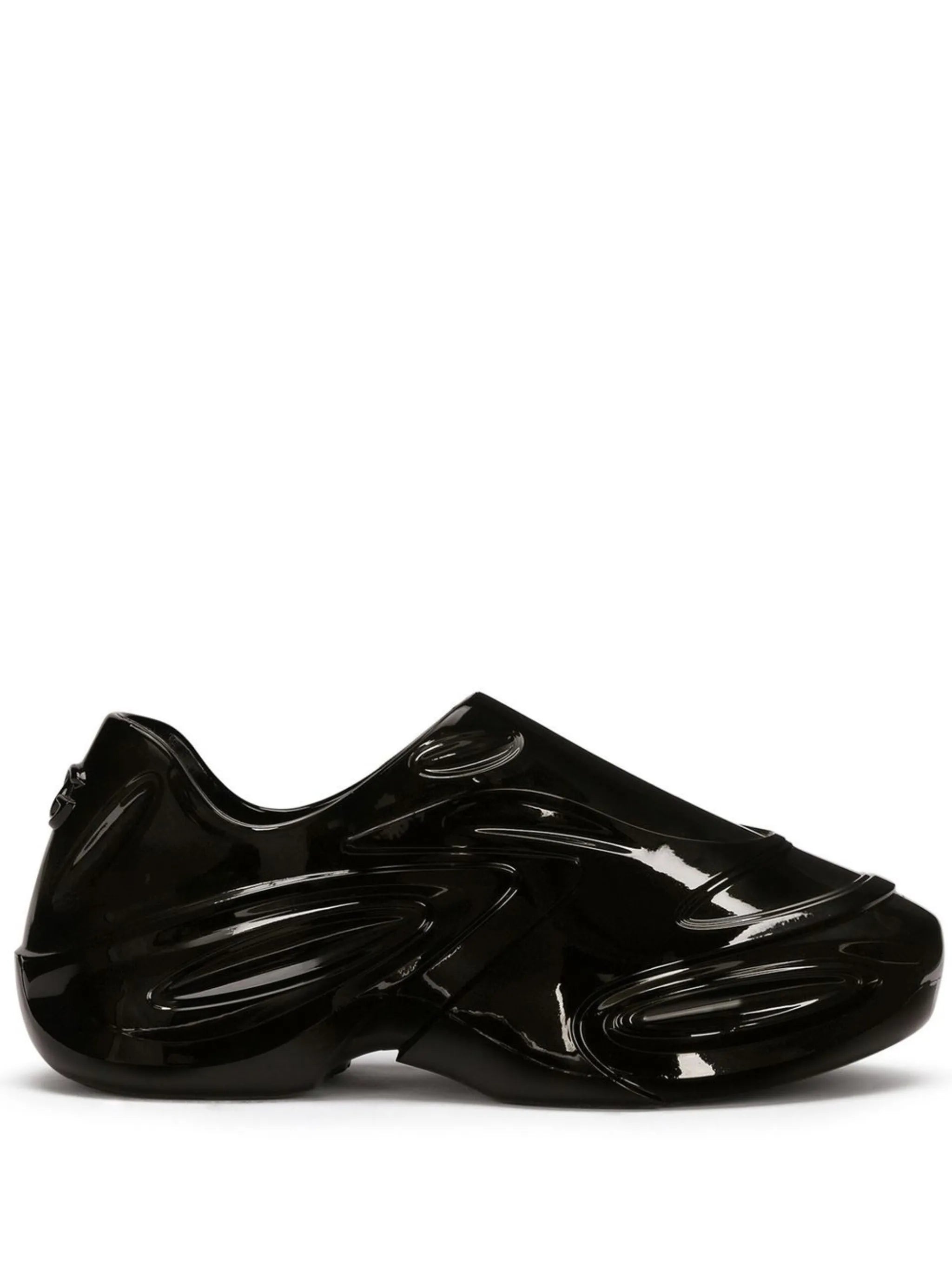 Toy lacquered sneakers