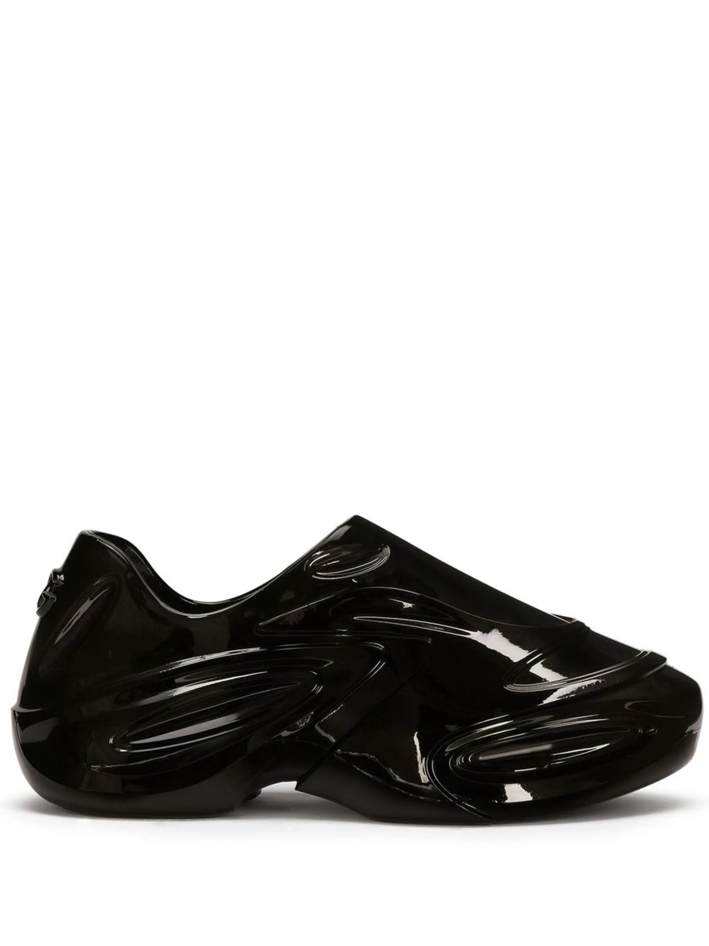 Toy lacquered sneakers
