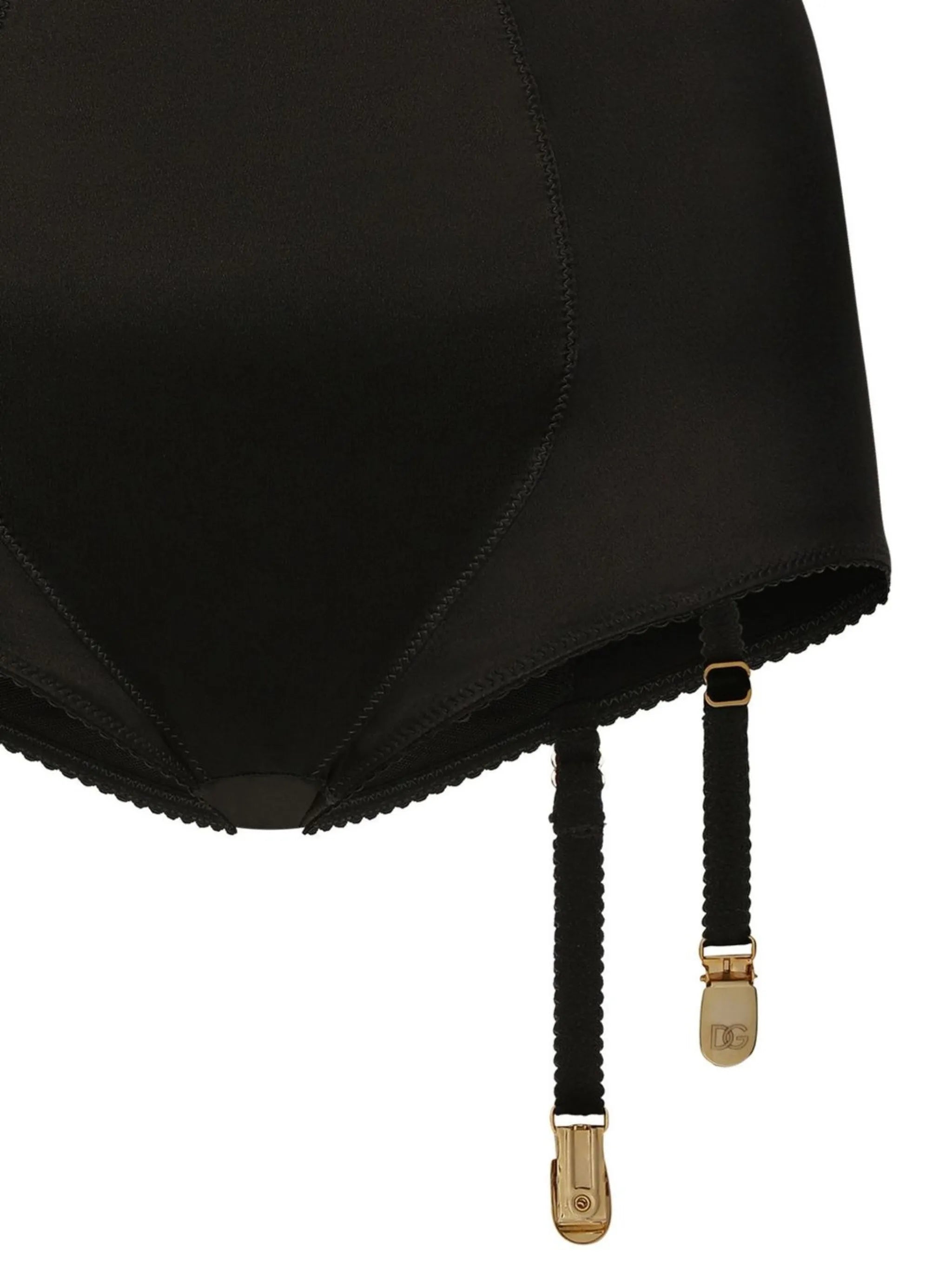 DG-logo high-waisted satin briefs
