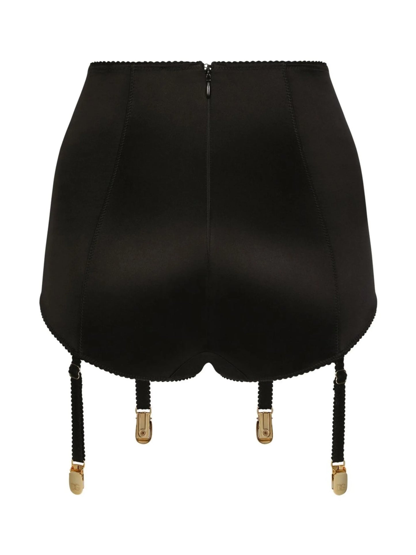 DG-logo high-waisted satin briefs