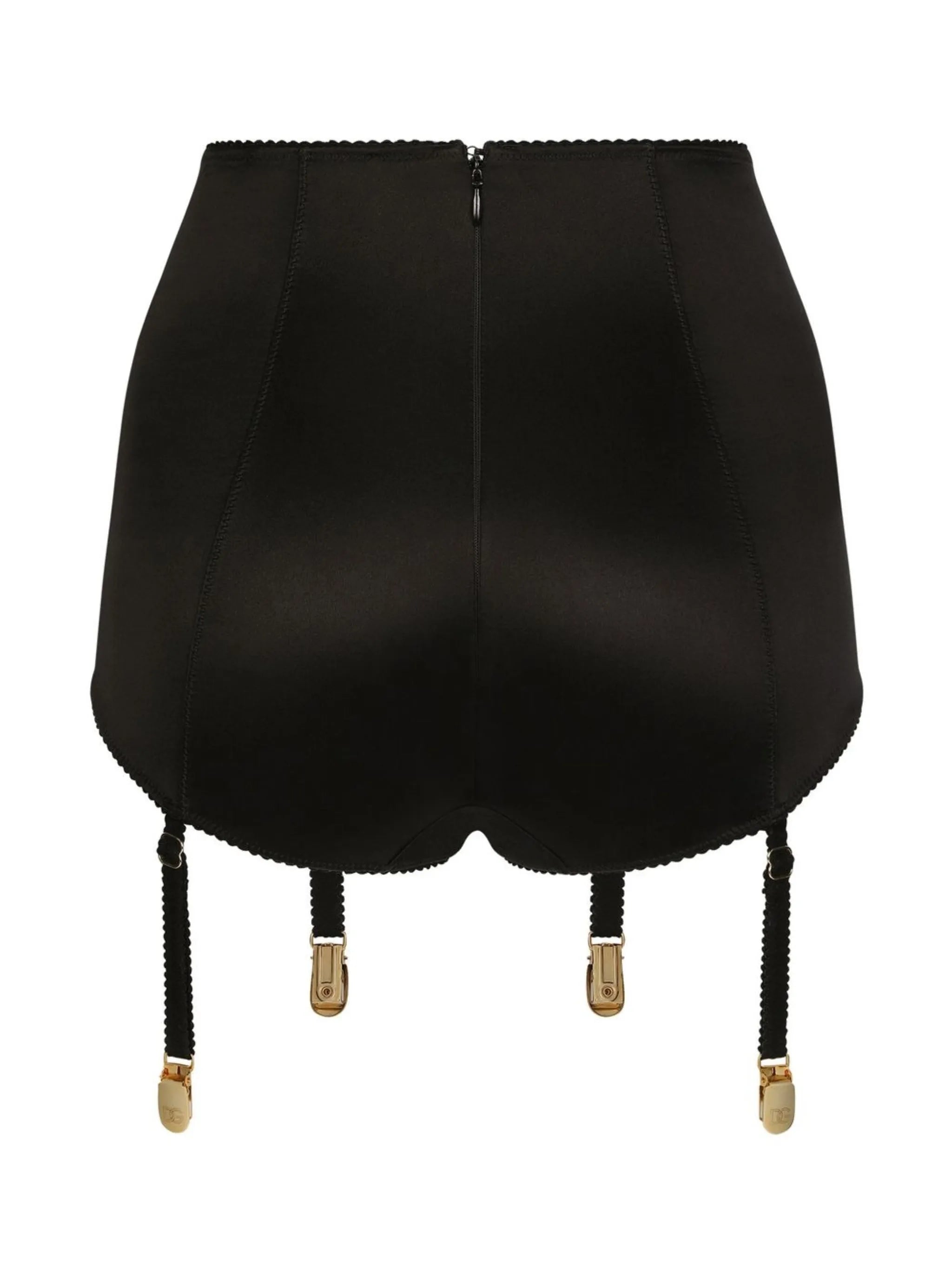DG-logo high-waisted satin briefs