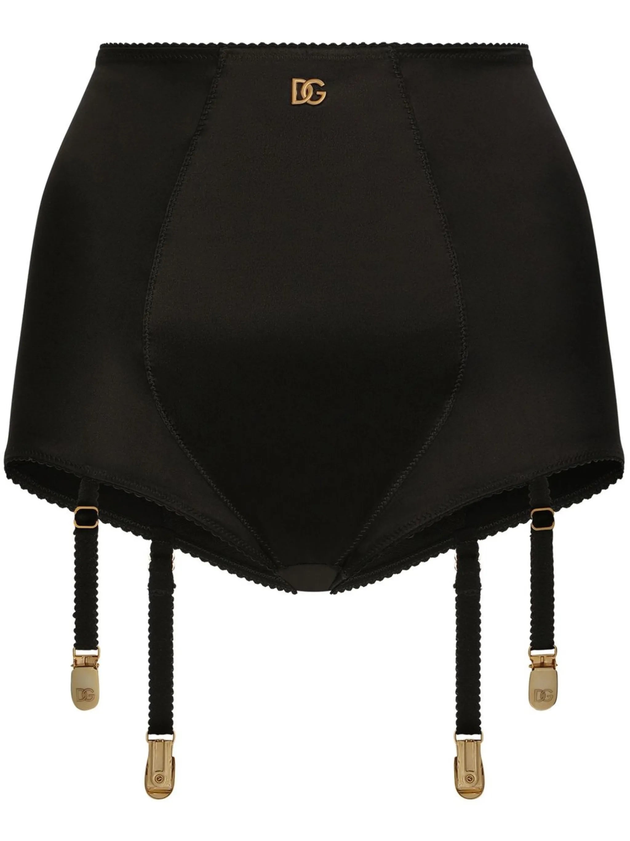 DG-logo high-waisted satin briefs