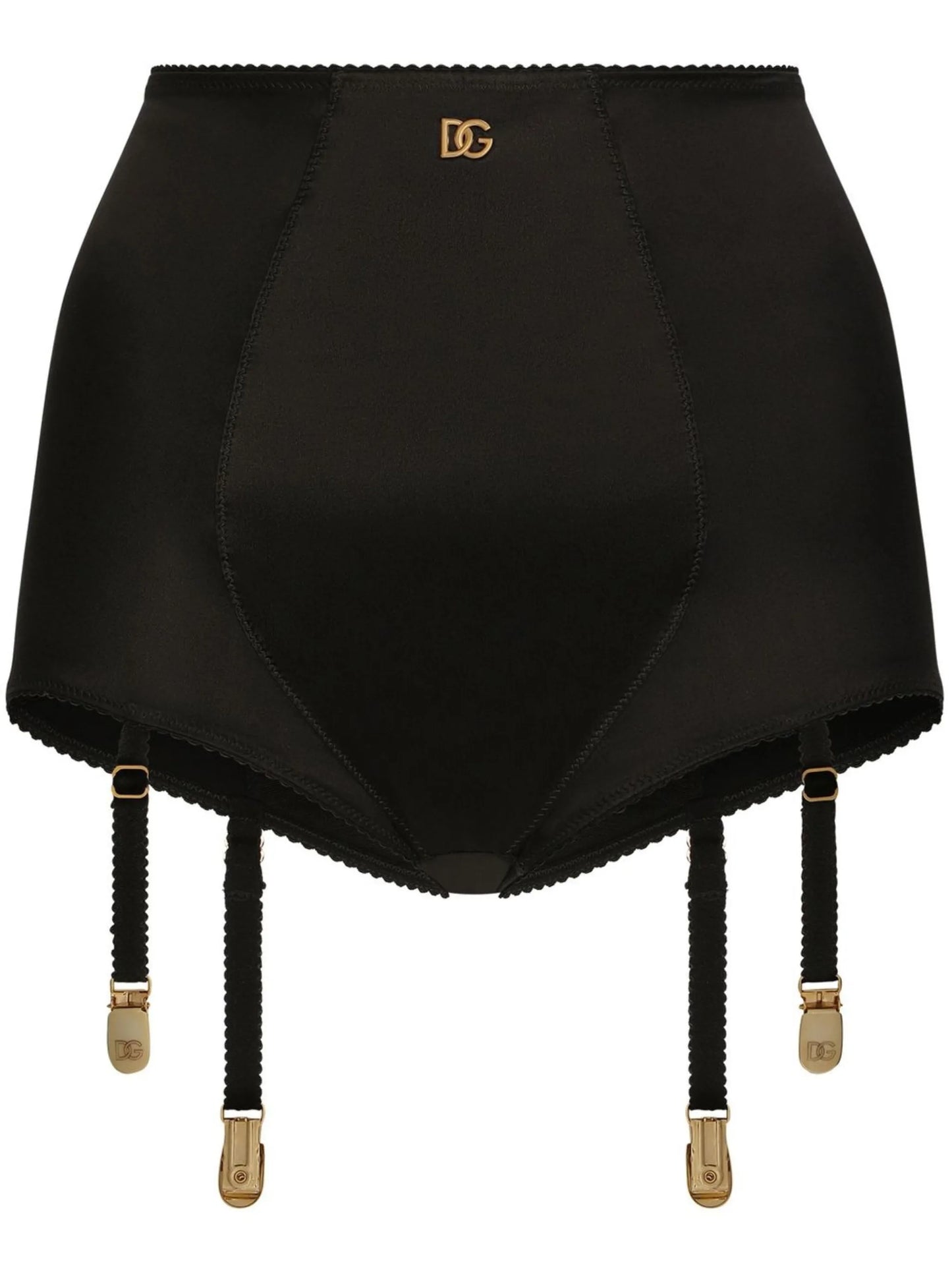 DG-logo high-waisted satin briefs