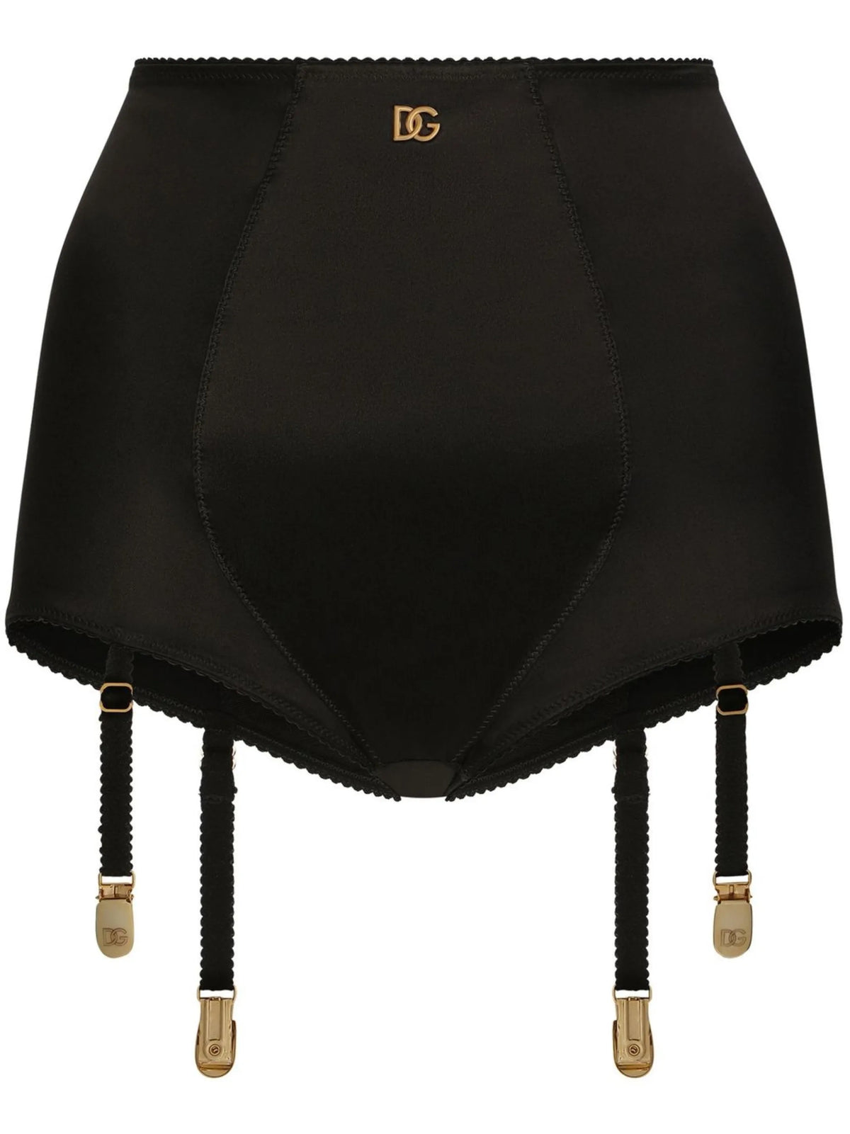 DG-logo high-waisted satin briefs