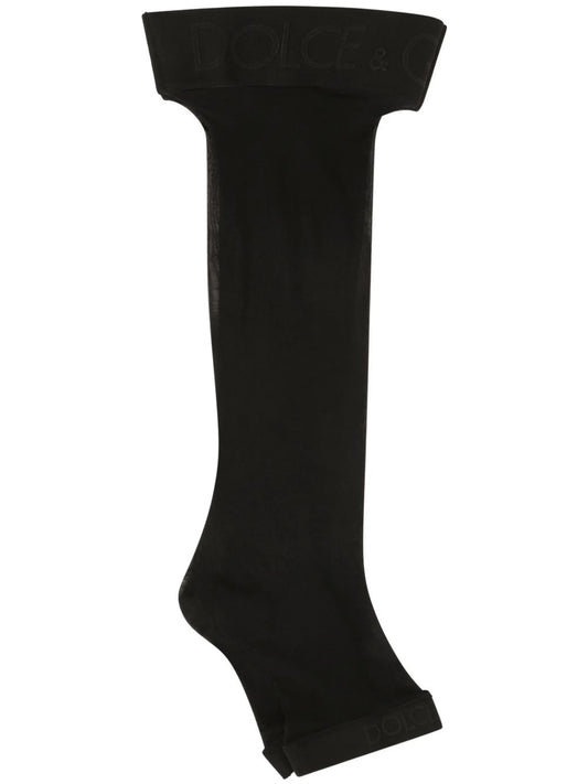 logo-trim stockings