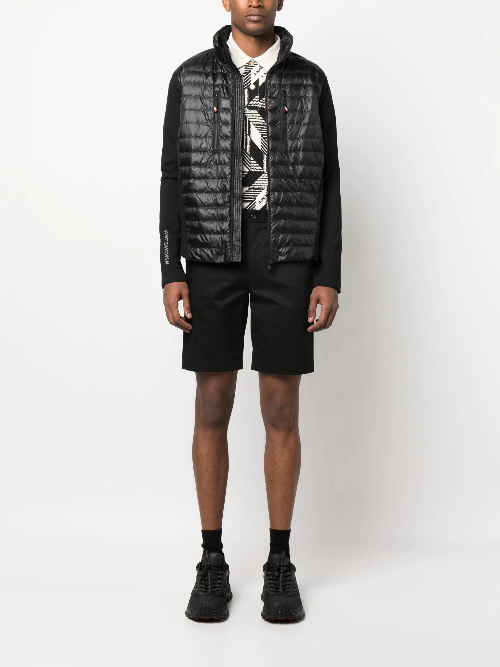 high-neck padded jacket