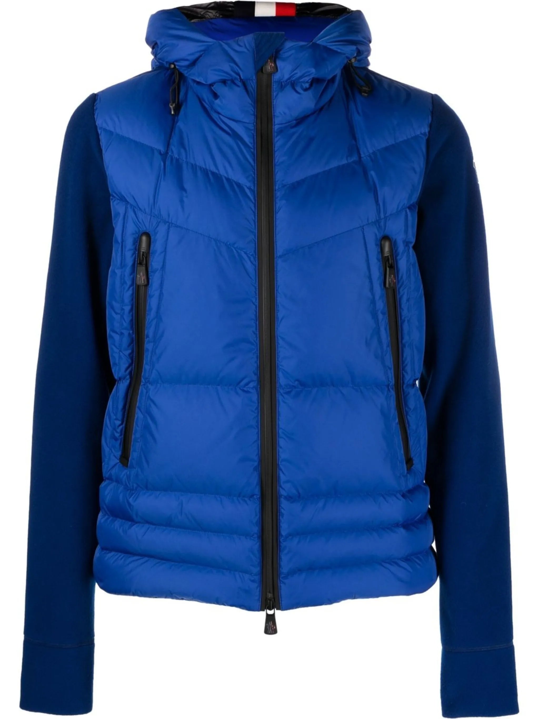 logo-patch padded down jacket