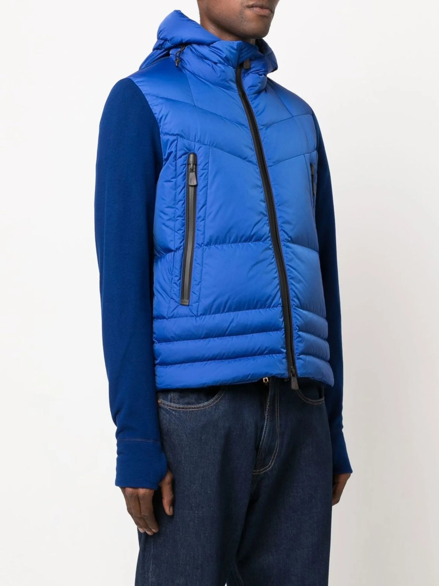 logo-patch padded down jacket