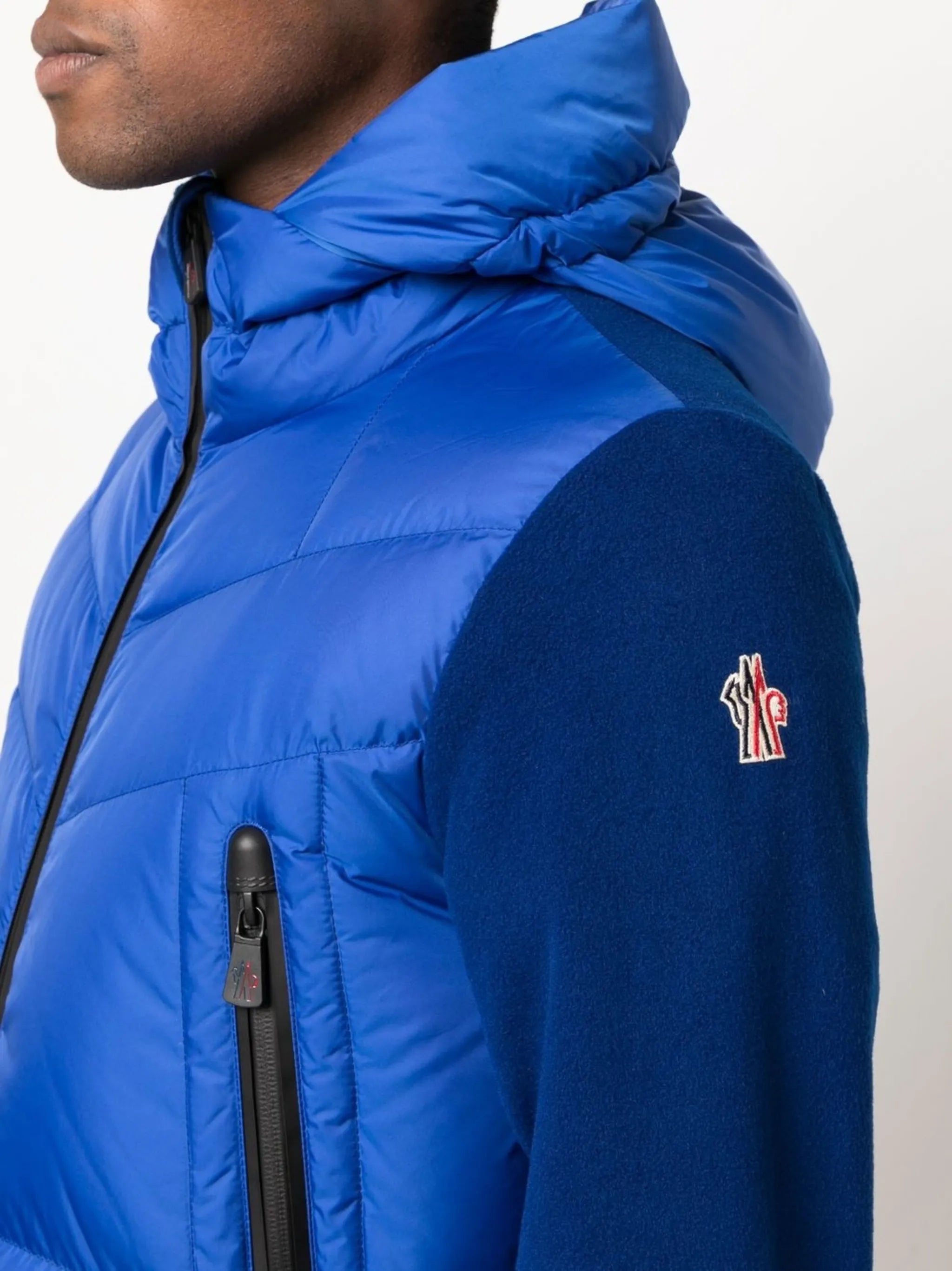 logo-patch padded down jacket
