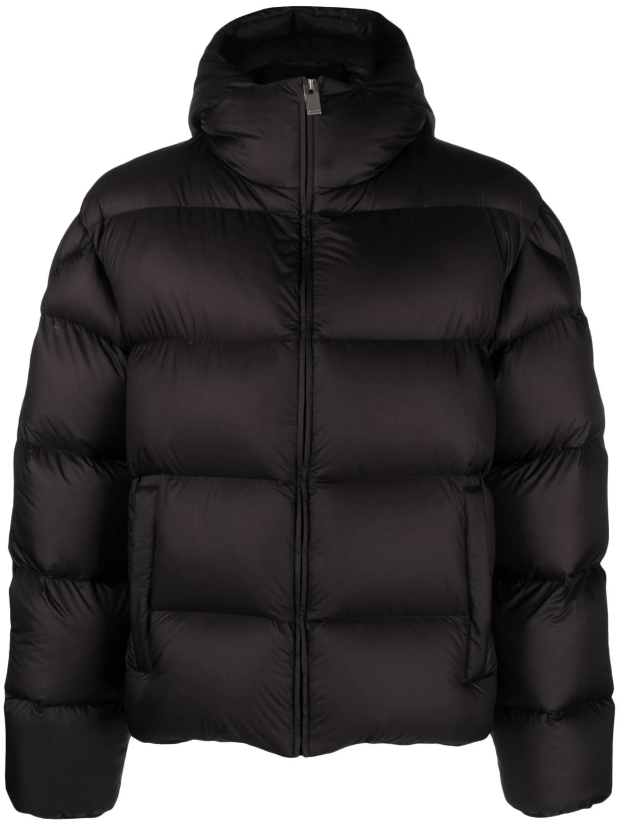 high-neck padded down jacket