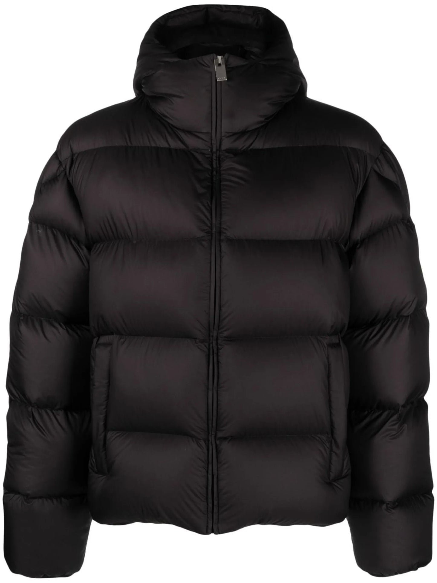 high-neck padded down jacket