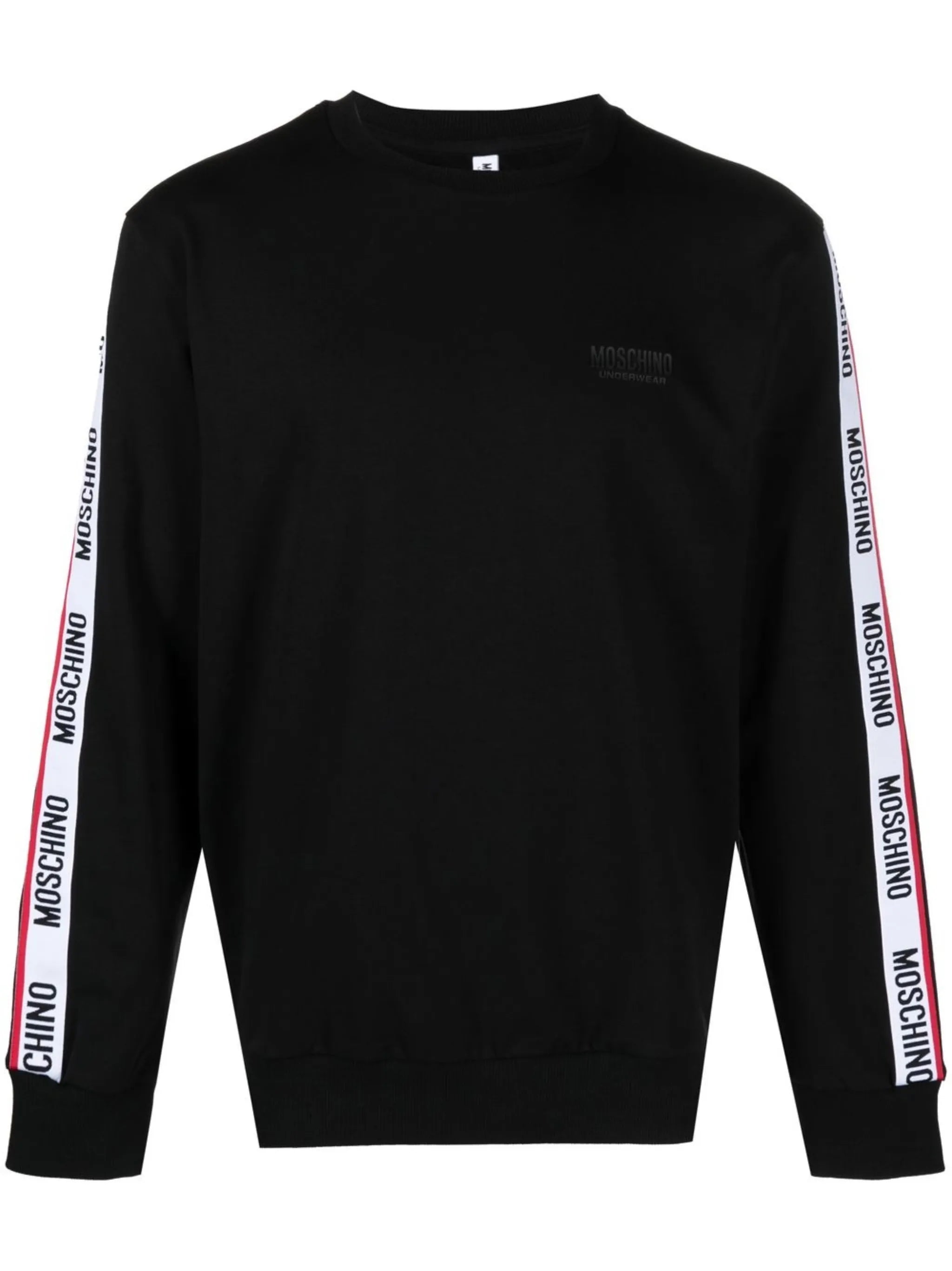 logo-tape long-sleeve sweatshirt