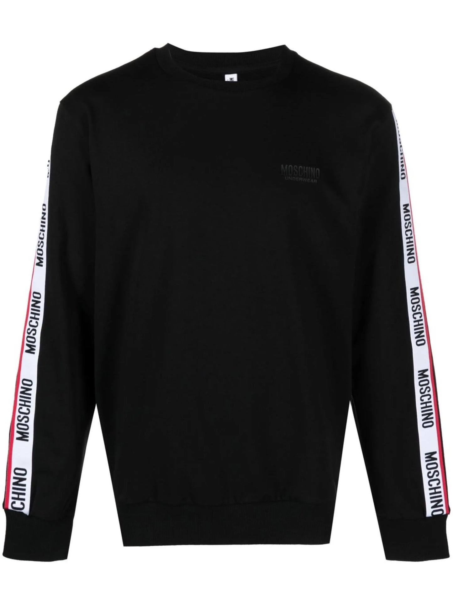 logo-tape long-sleeve sweatshirt