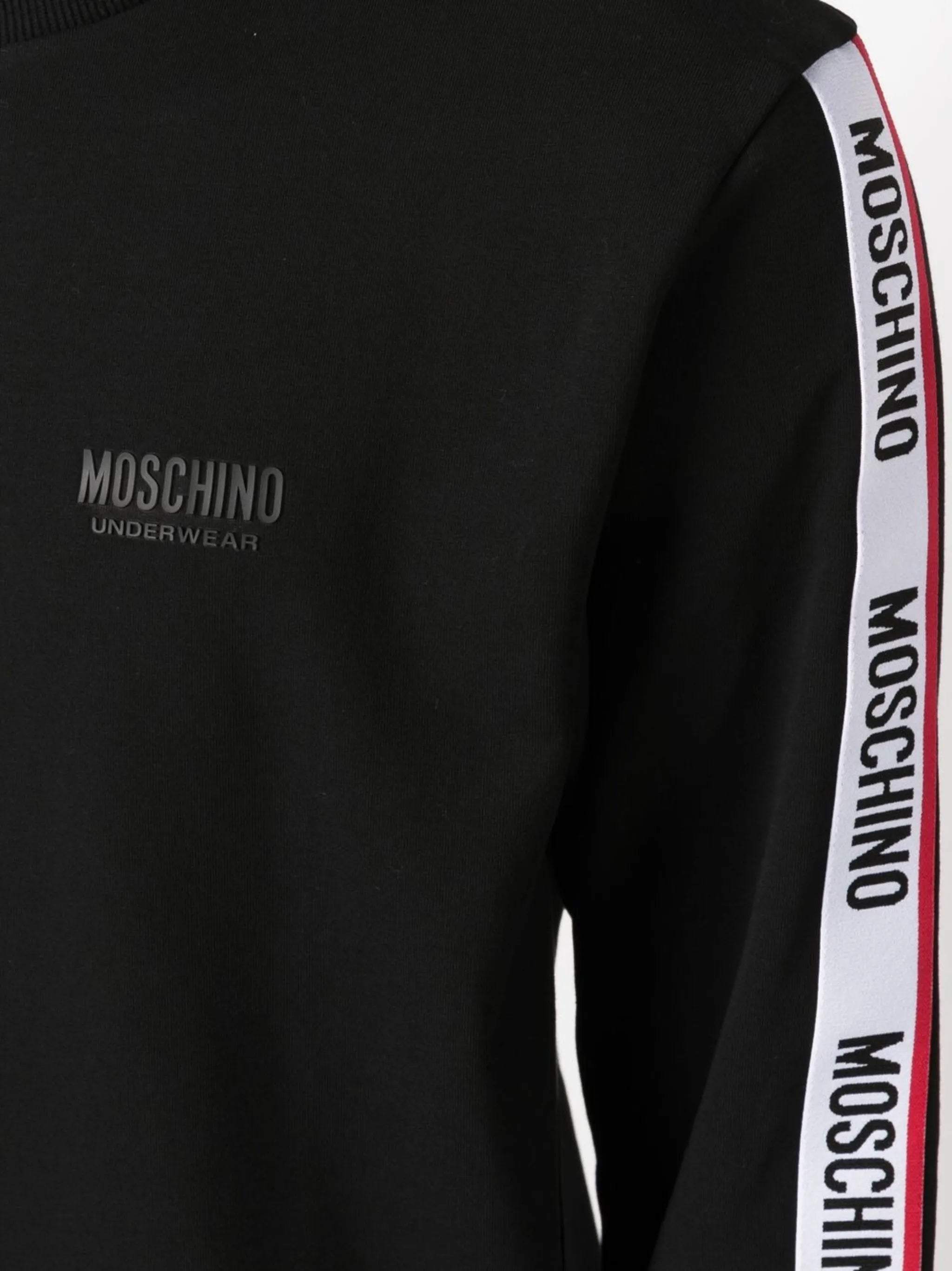 logo-tape long-sleeve sweatshirt