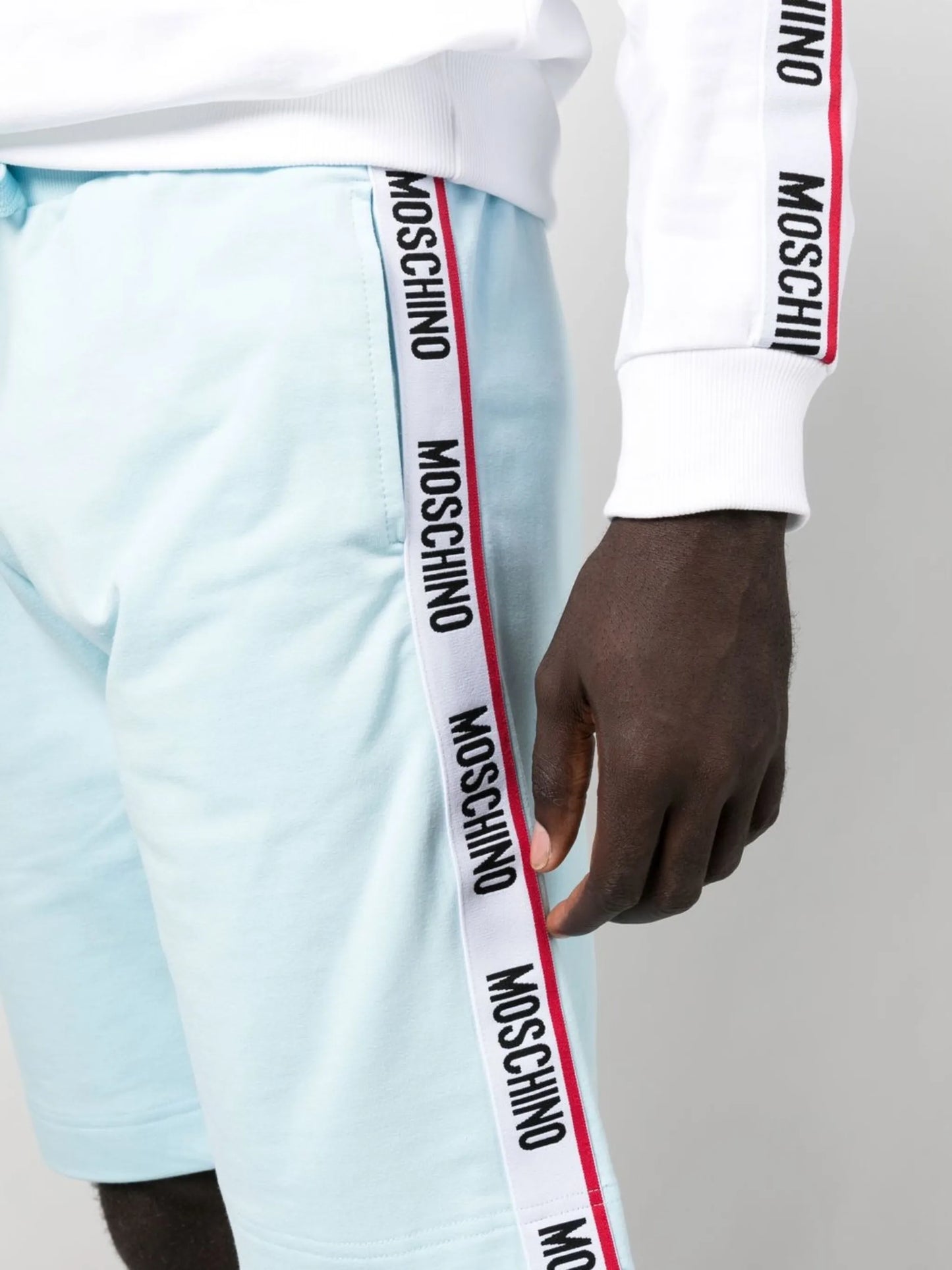 logo-tape track shorts