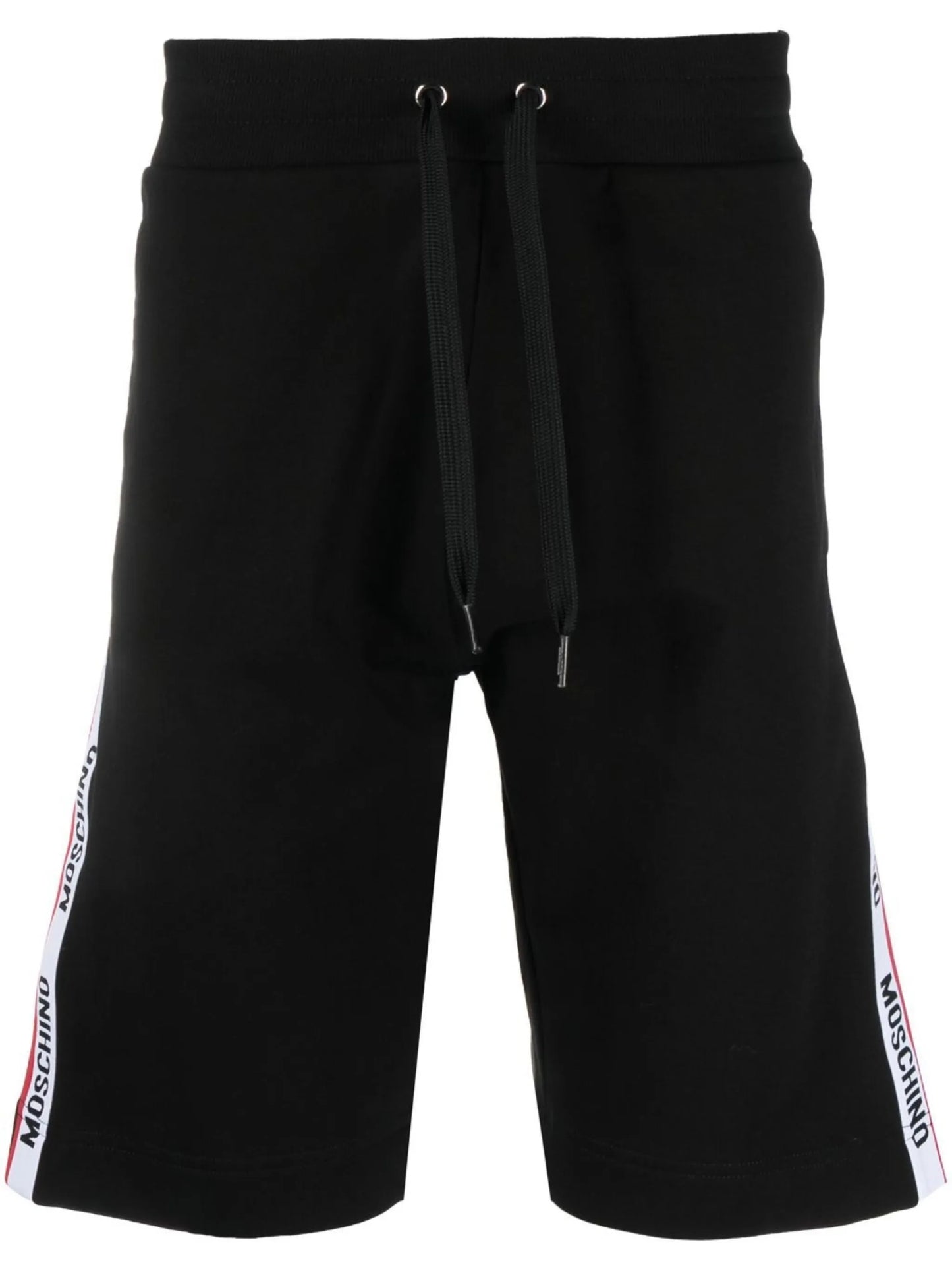logo-tape jersey shorts