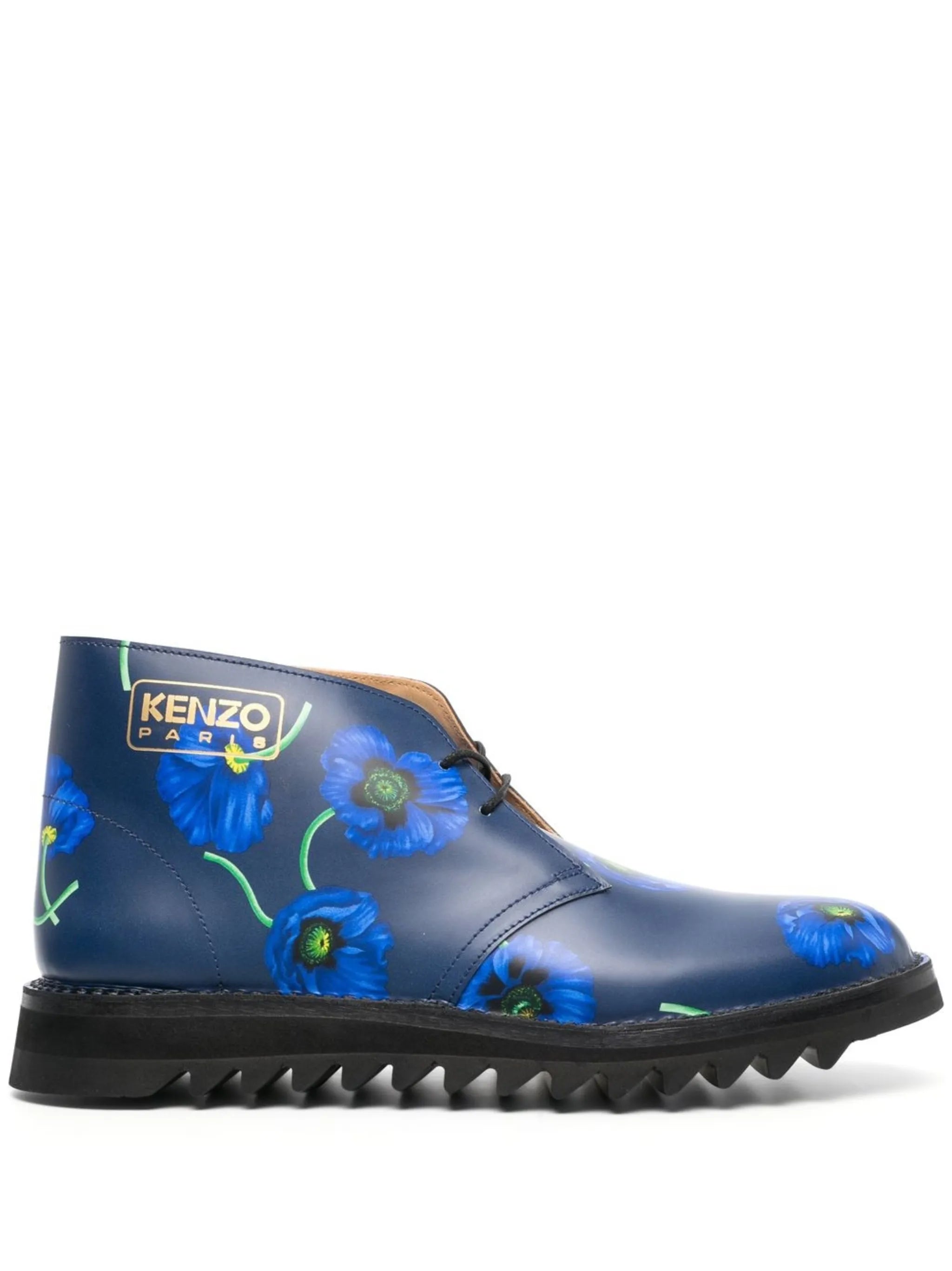 floral-print ankle-boots