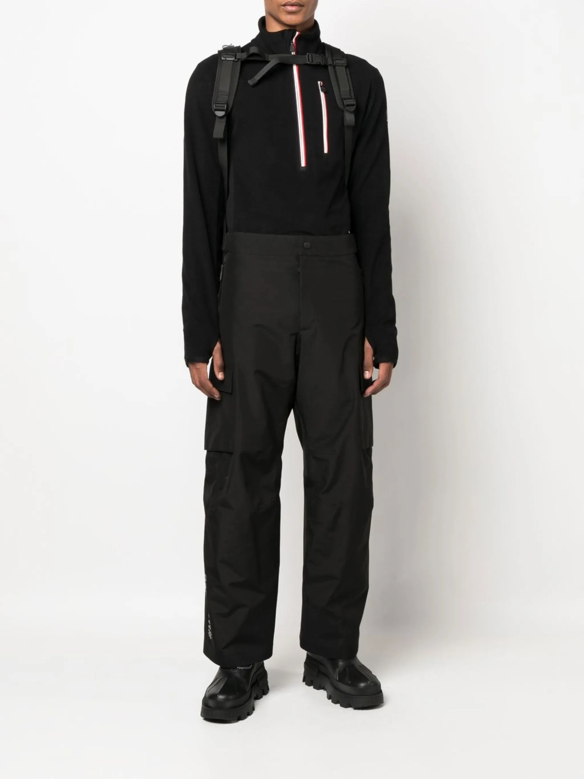 half-zip front sweatshirt