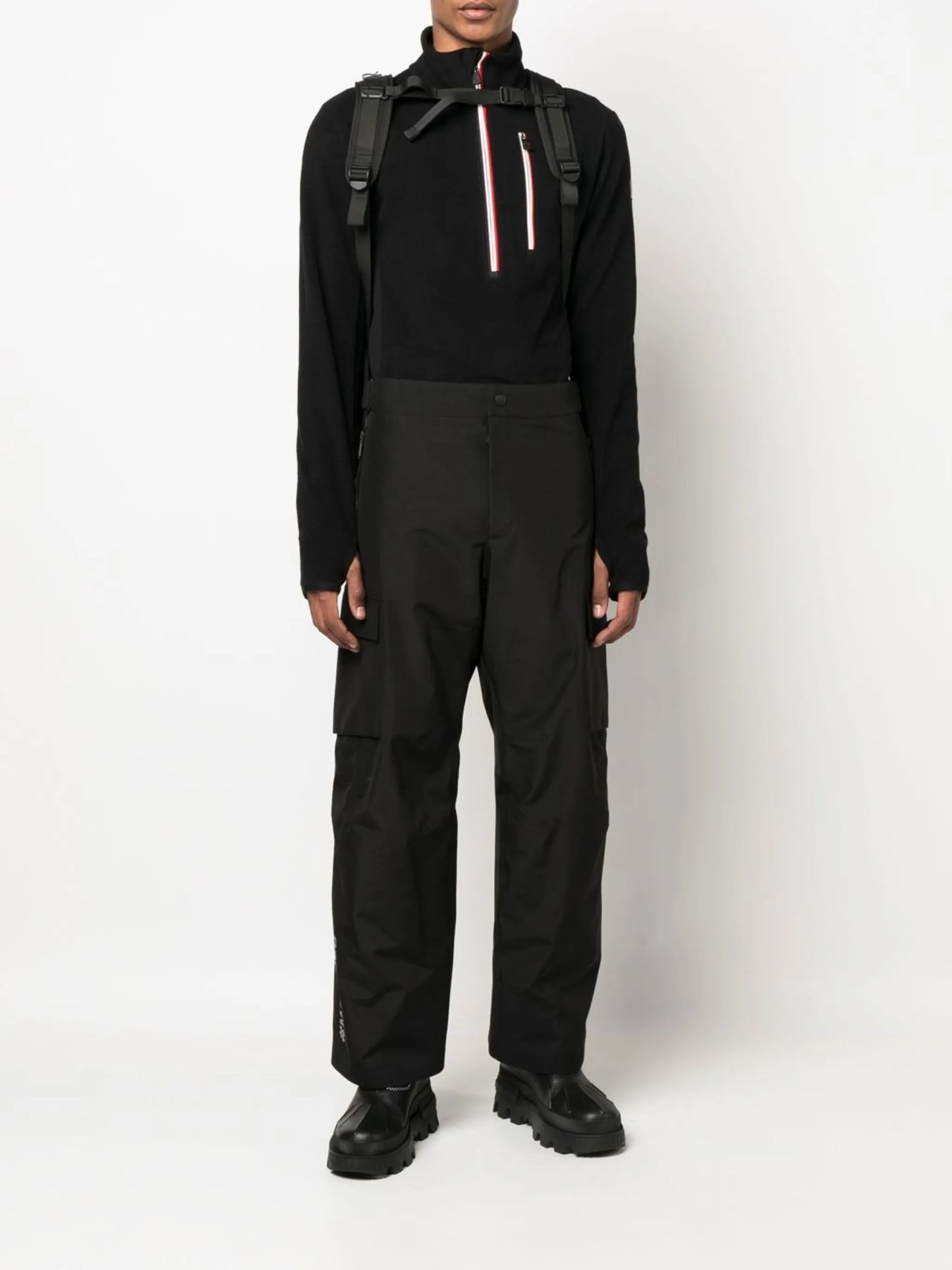 half-zip front sweatshirt