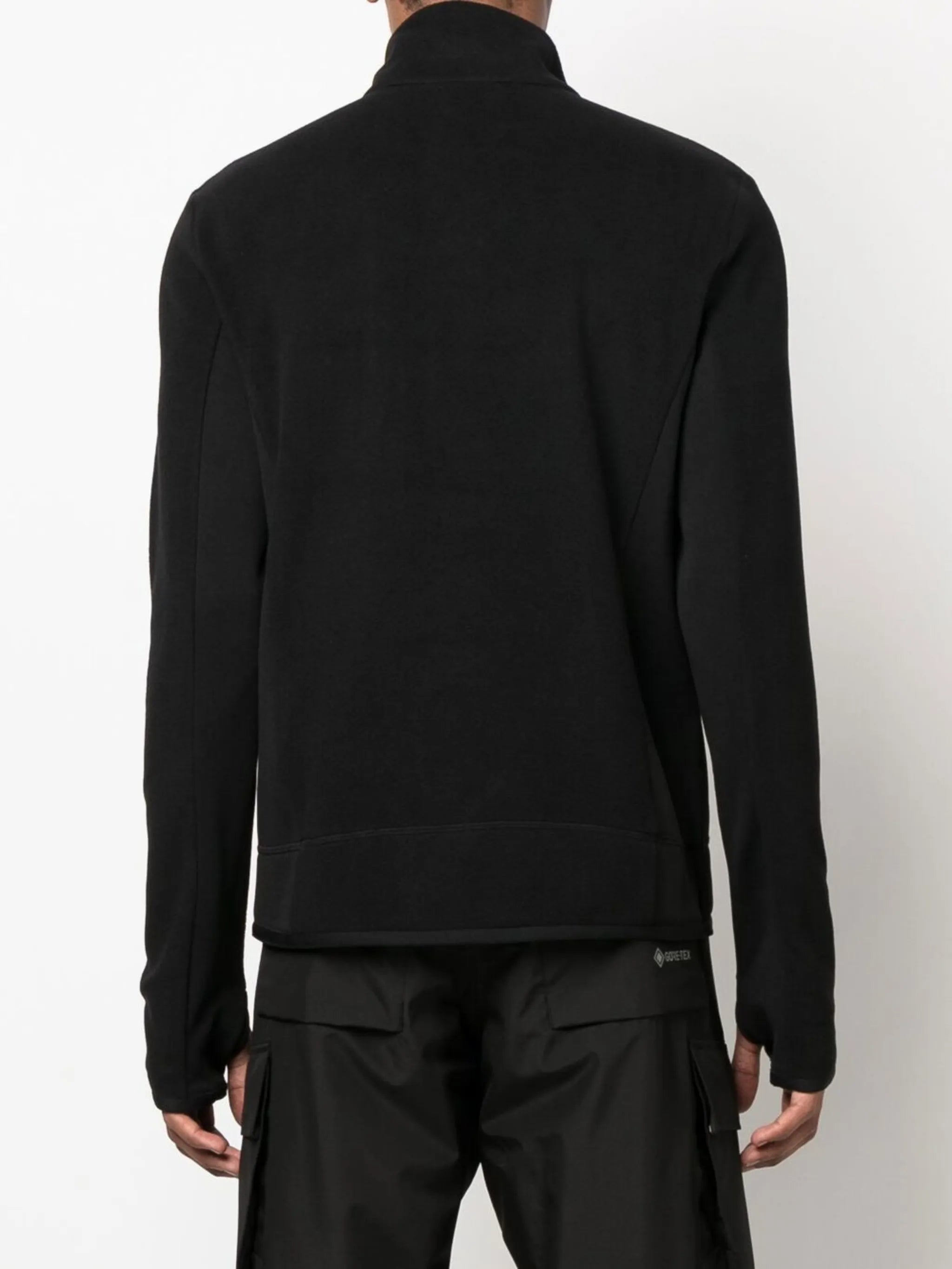 half-zip front sweatshirt