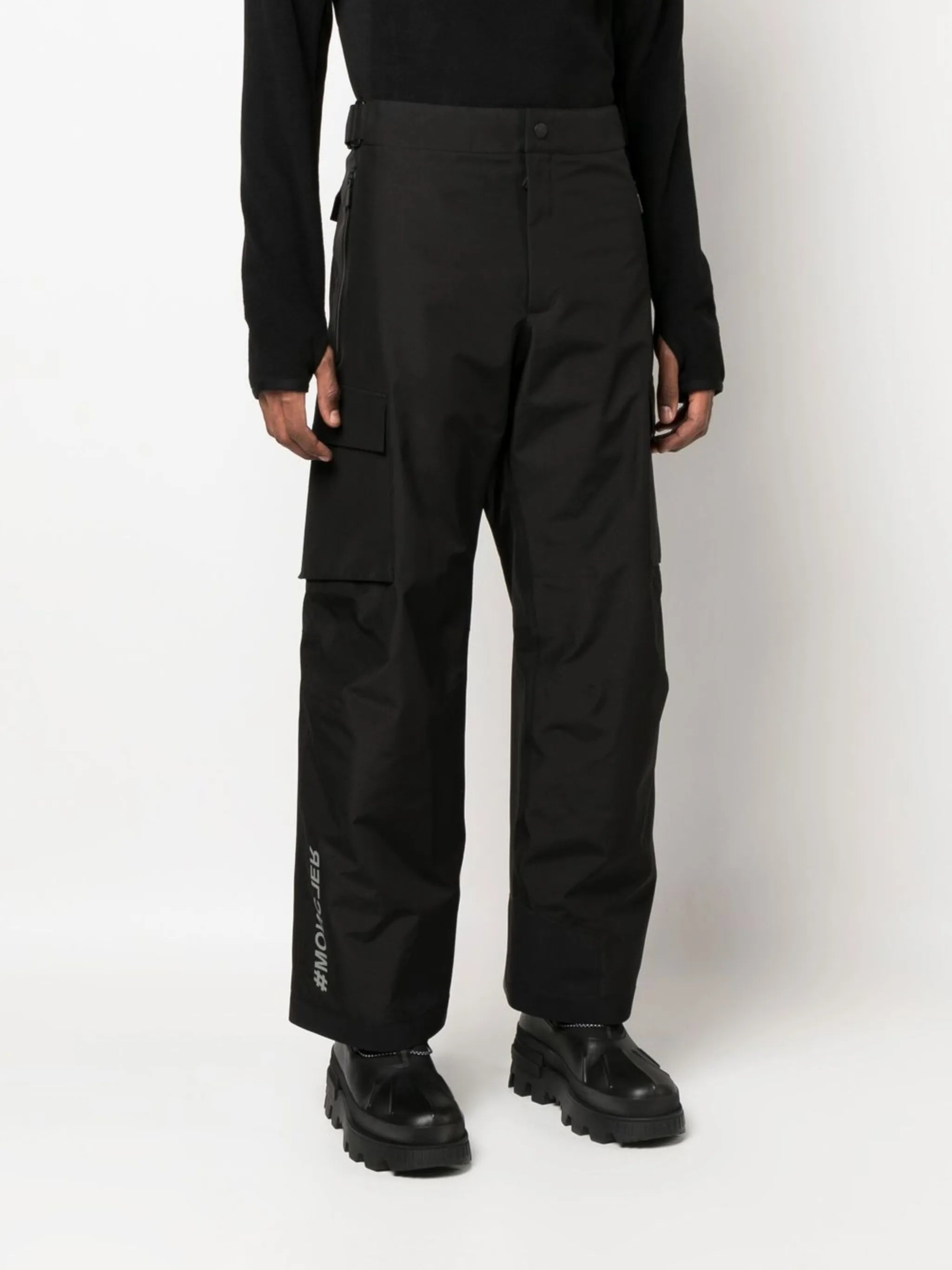 cargo-pocket ski trousers