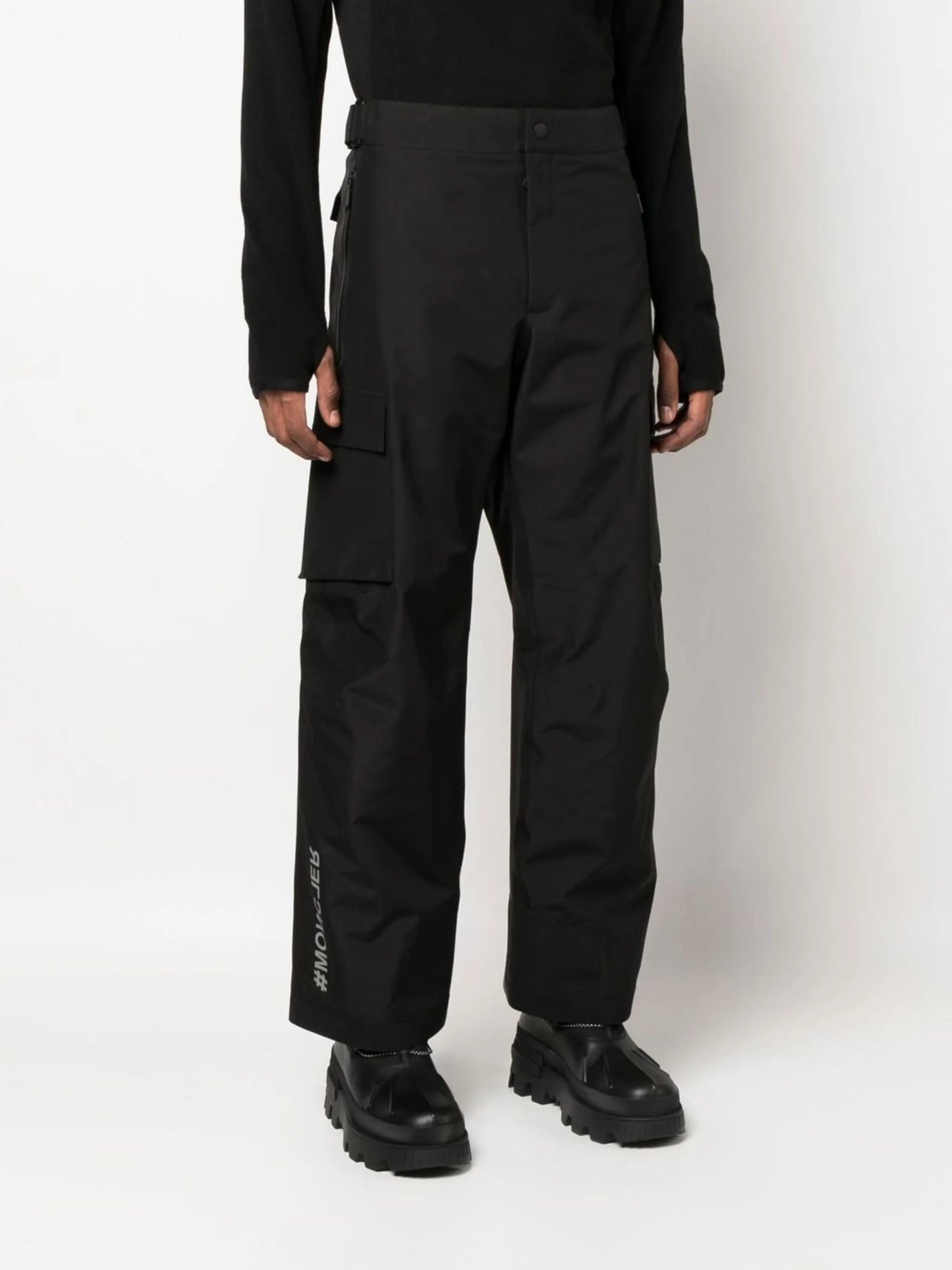 cargo-pocket ski trousers