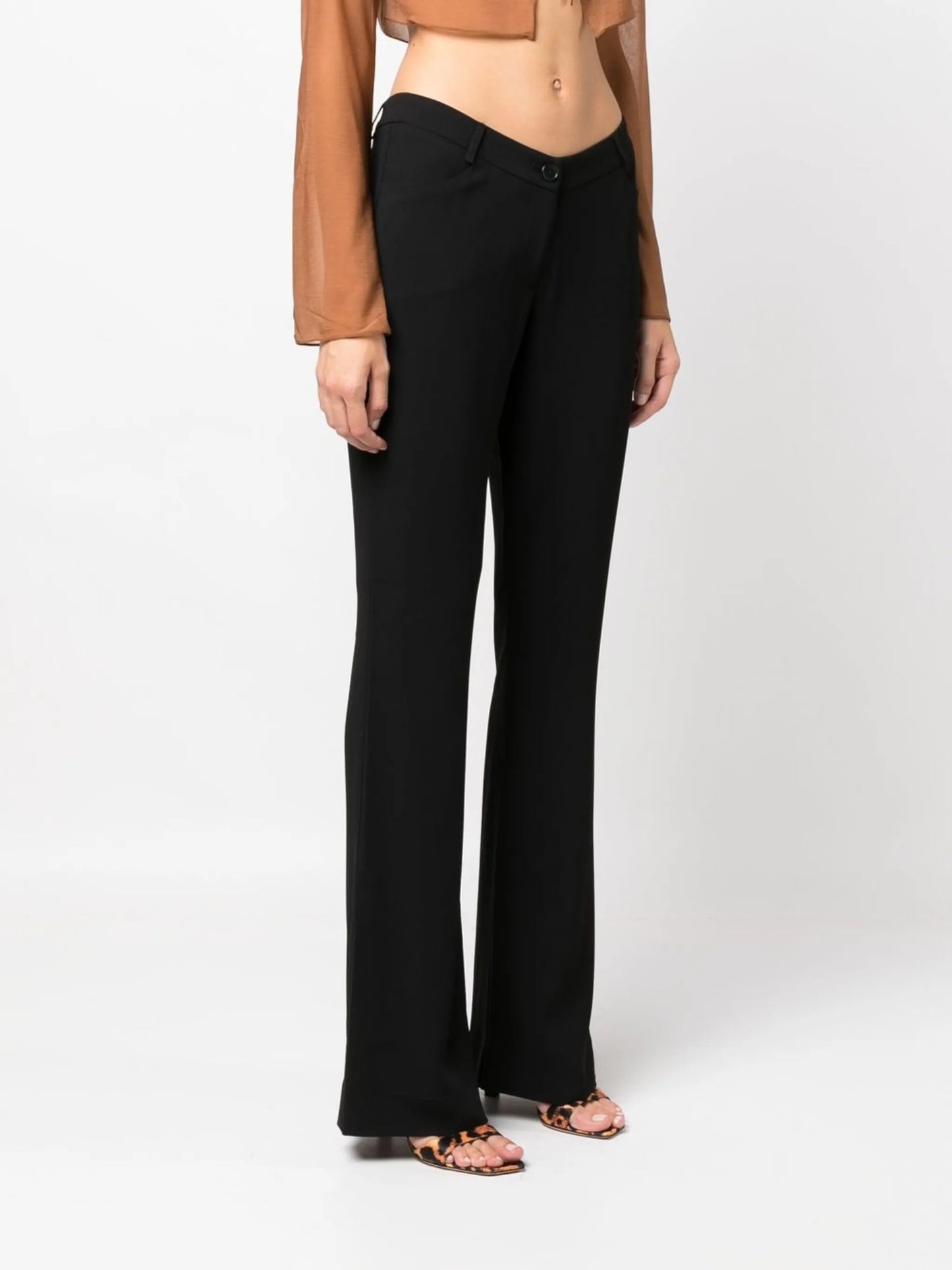 Cowboy wide-leg trousers